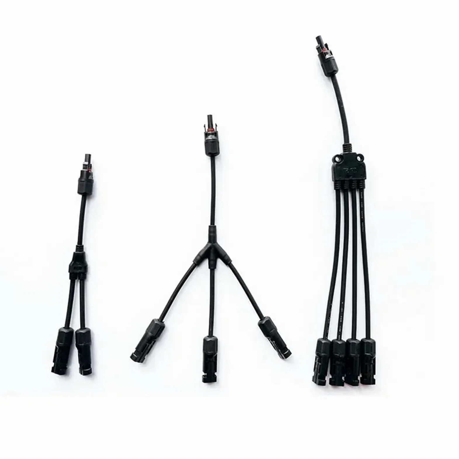 1/5/20/100 juegos de conectores solares fotovoltaicos 30 A 1000 V T/Y cable de rama, acoplador, combinador, kit de instalación de componentes de panel solar (MC4-Y4, 1 juego)