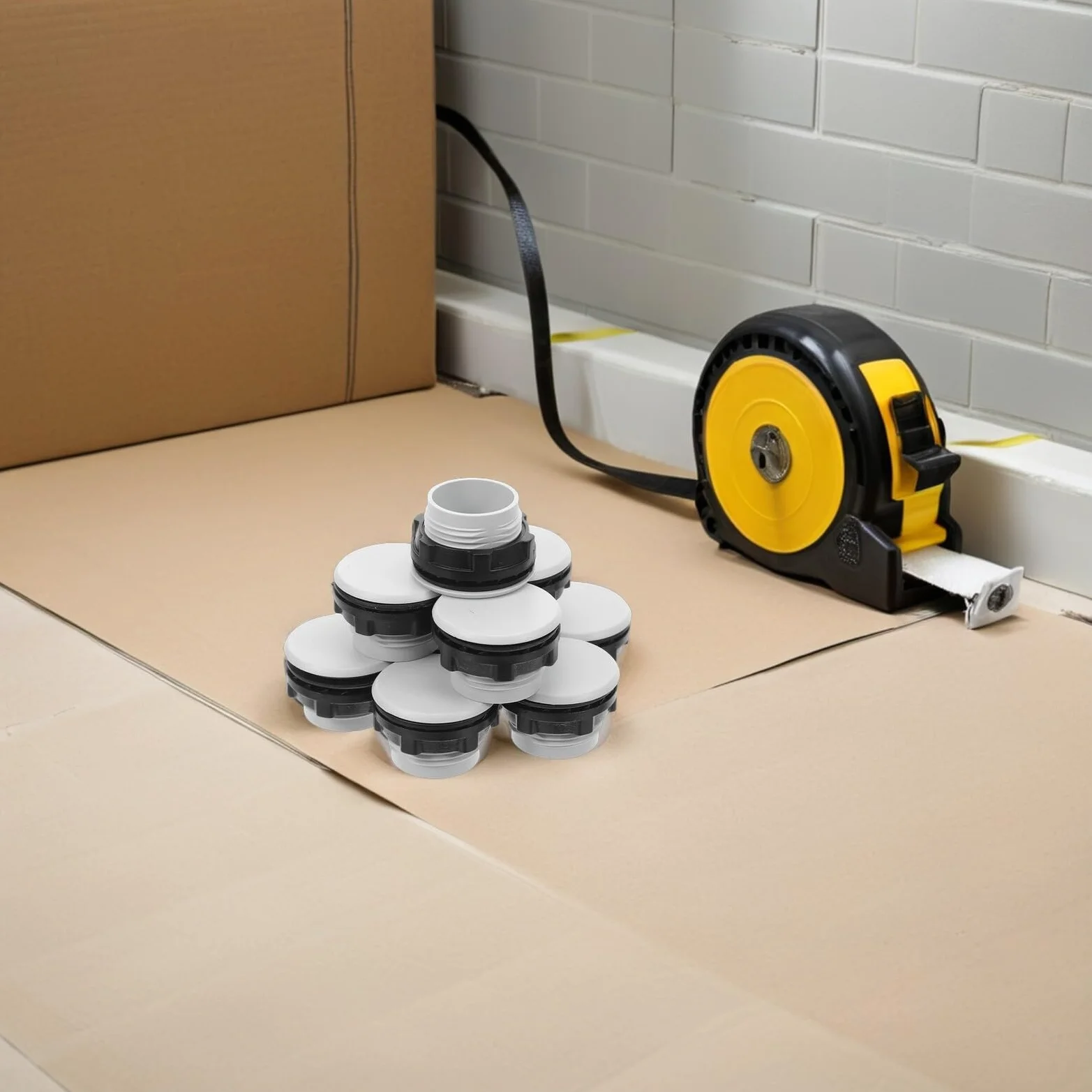 SMASOLO 50 Tapones Protectores de Botón de Plástico para Paneles Industriales Accesorios Control Maquinaria