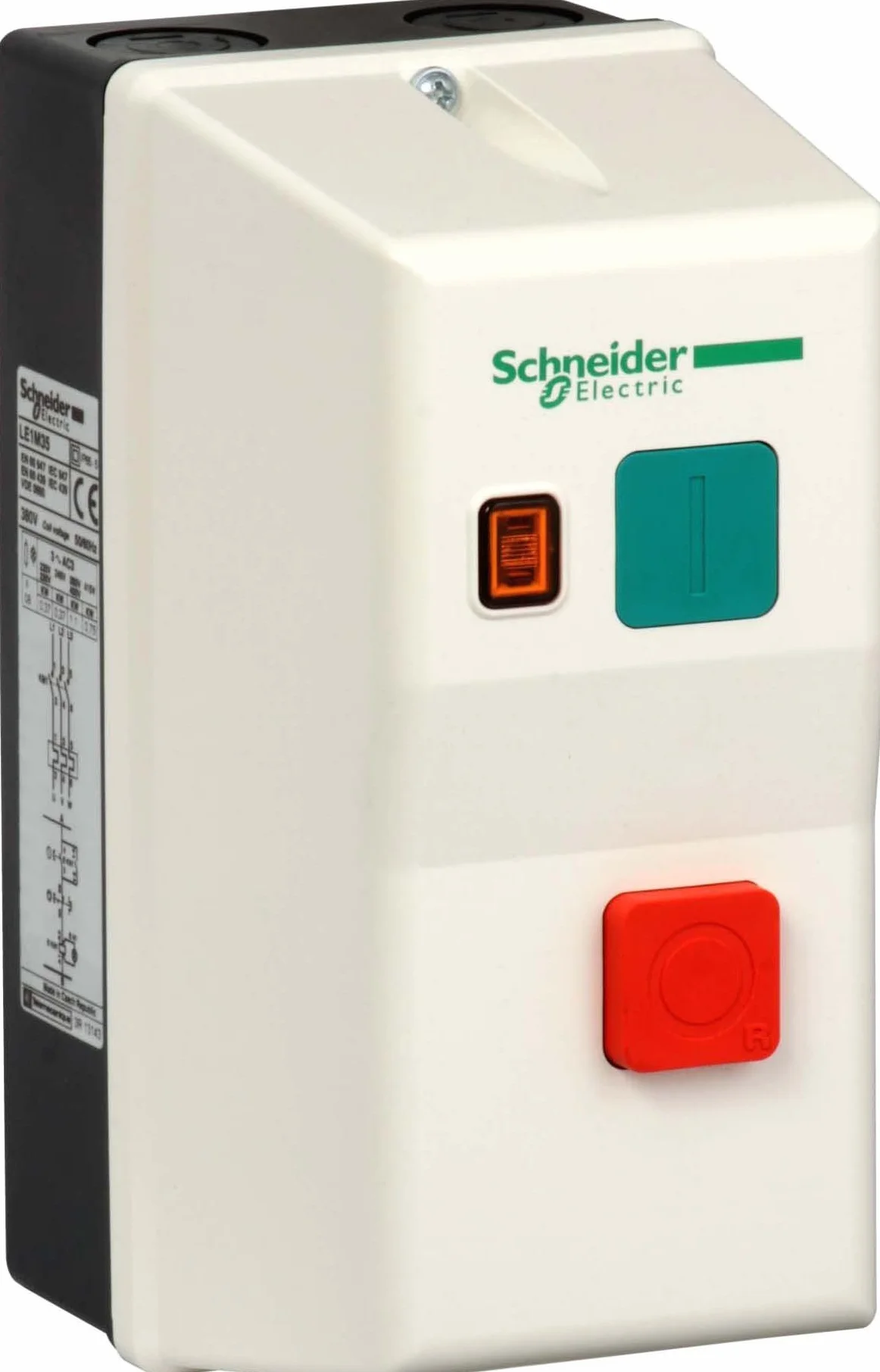 Schneider Electric LE1M35P708 TeSys LE Arrancador en cofre 1,8-2,6 A, bobina 230 V CA
