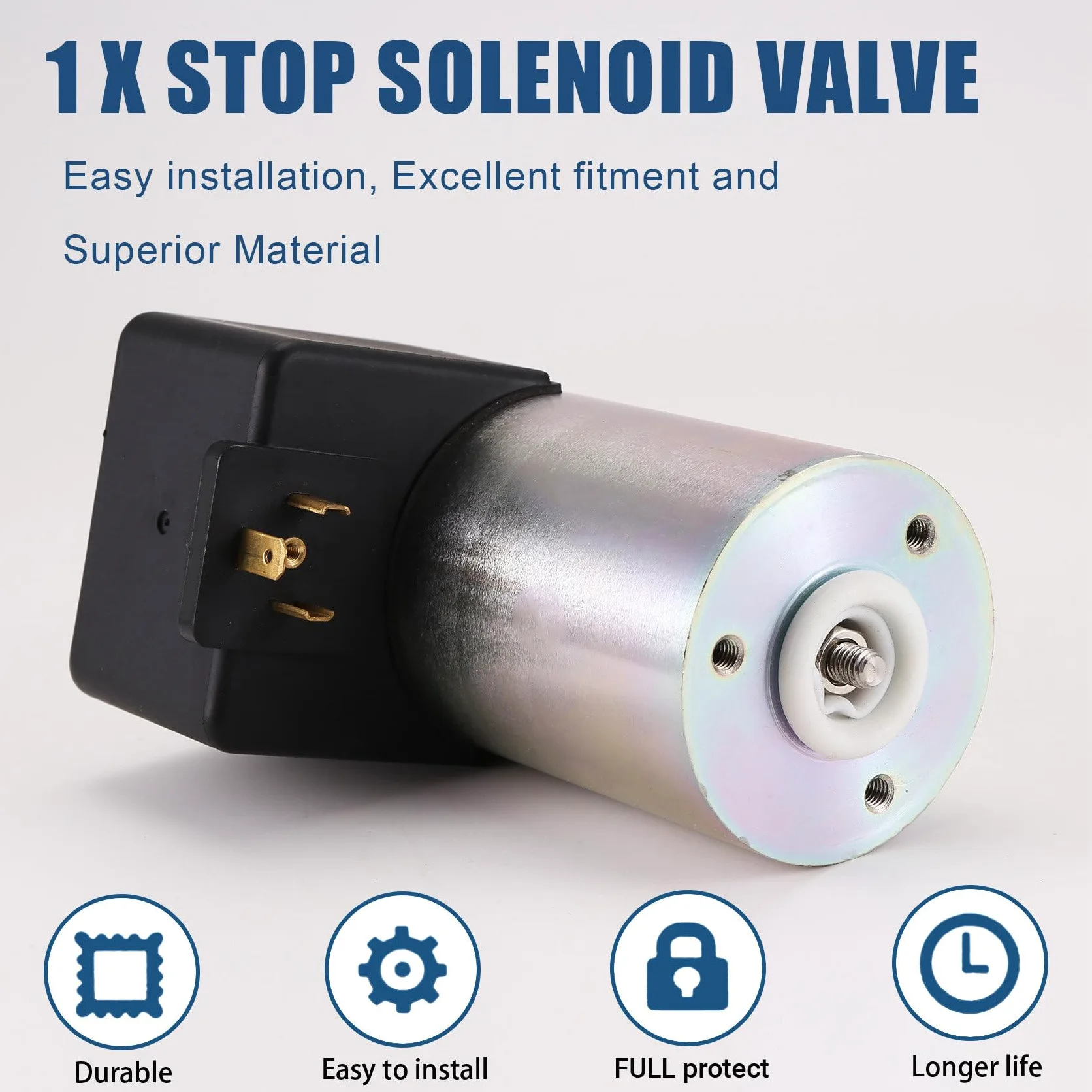Actuador de Válvula Solenoide de Parada de 12 V 0118-1663 para Deutz Motor FL912 BF4L913 F4L913 BF6L913 01181663/0118 1663
