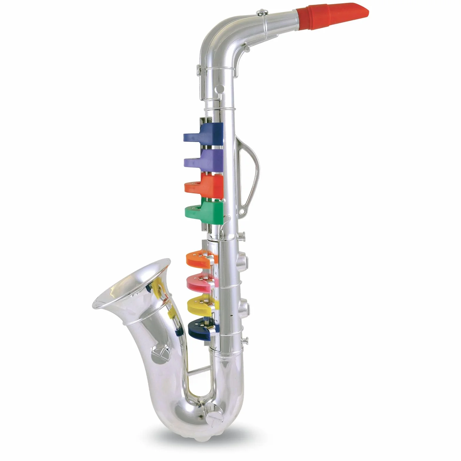 Bontempi ChromaticGrandSax Saxofón Cromado Grande 8 Notas Jazz