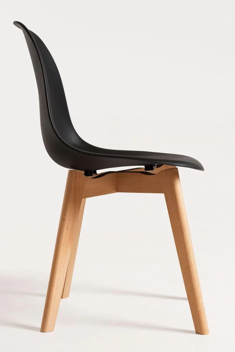 Regalos Miguel - Packs Sillas Comedor - Pack 4 Sillas Kelen - Negro