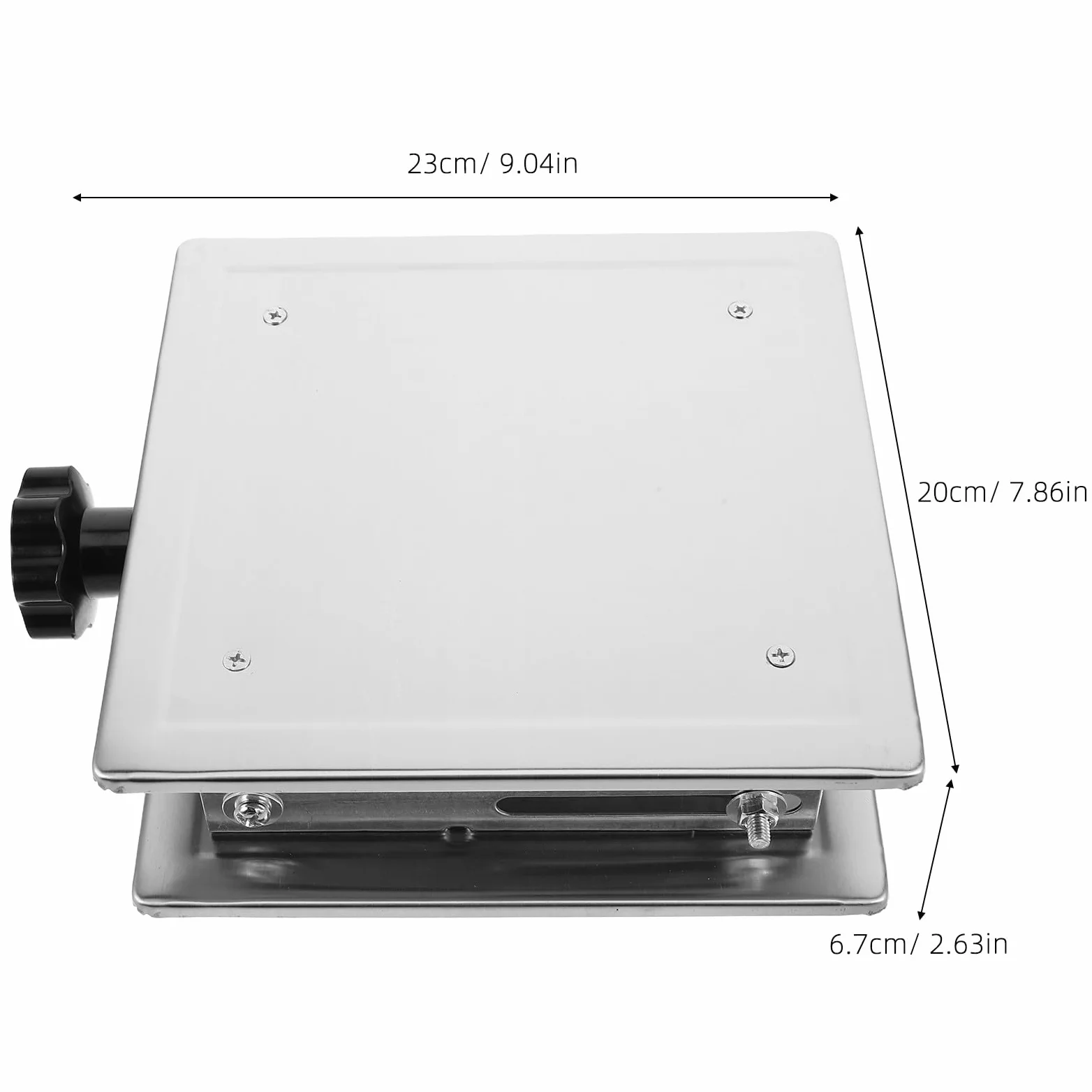 Plataforma de elevación manual, plataforma de trabajo de altura ajustable, soportes de gato de laboratorio de acero inoxidable para soporte equinto