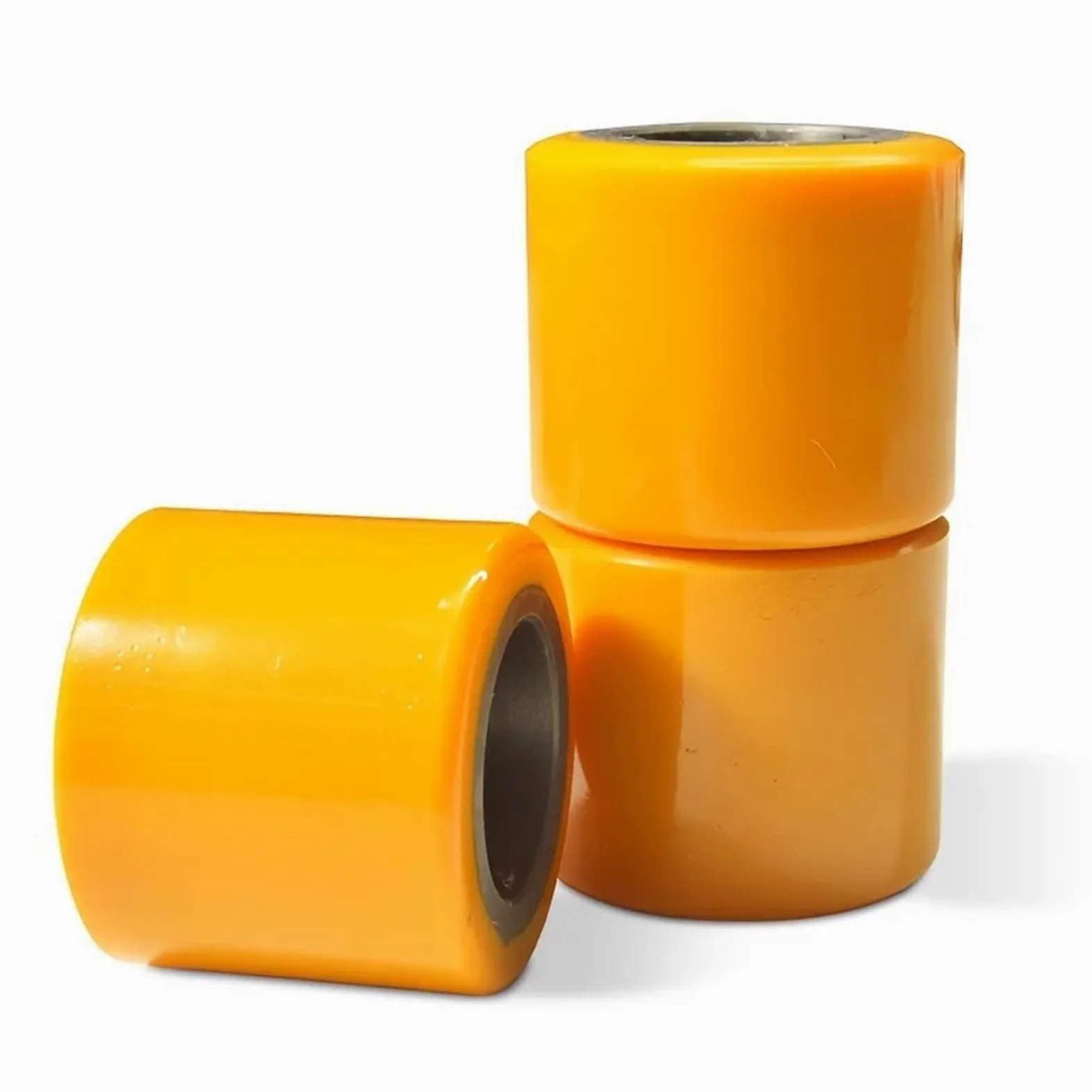 Ruedas de Poliuretano for transpaletas de montacargas, Ruedas de Nailon de 80 x 70 x 47 mm, Piezas for montacargas