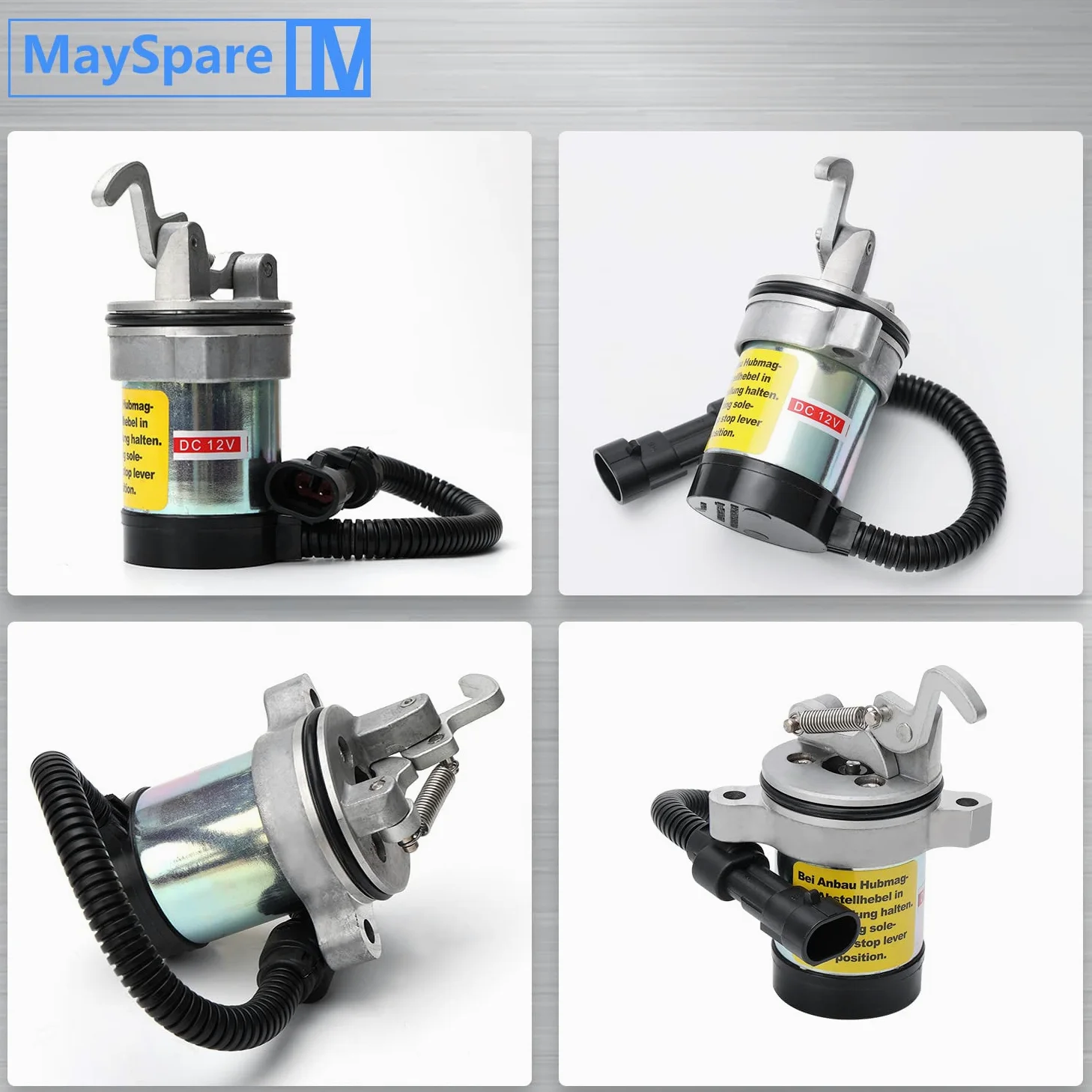 Mayo de combustible apagado solenoide 04103812 04103808 para Deutz F3L F3 M F4L F4 M 1011 2011 Motor 12 V