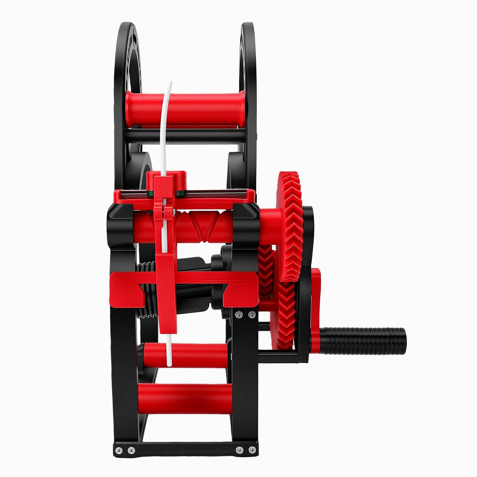 Fafeicy Enrollador de Carrete de Filamento 3D, Rebobinador de Filamento PETG CF para Carretes de 20 Cm, Manivela y Taladro, Tensión Ajustable, para Transferencia de Hilo de Alambre de