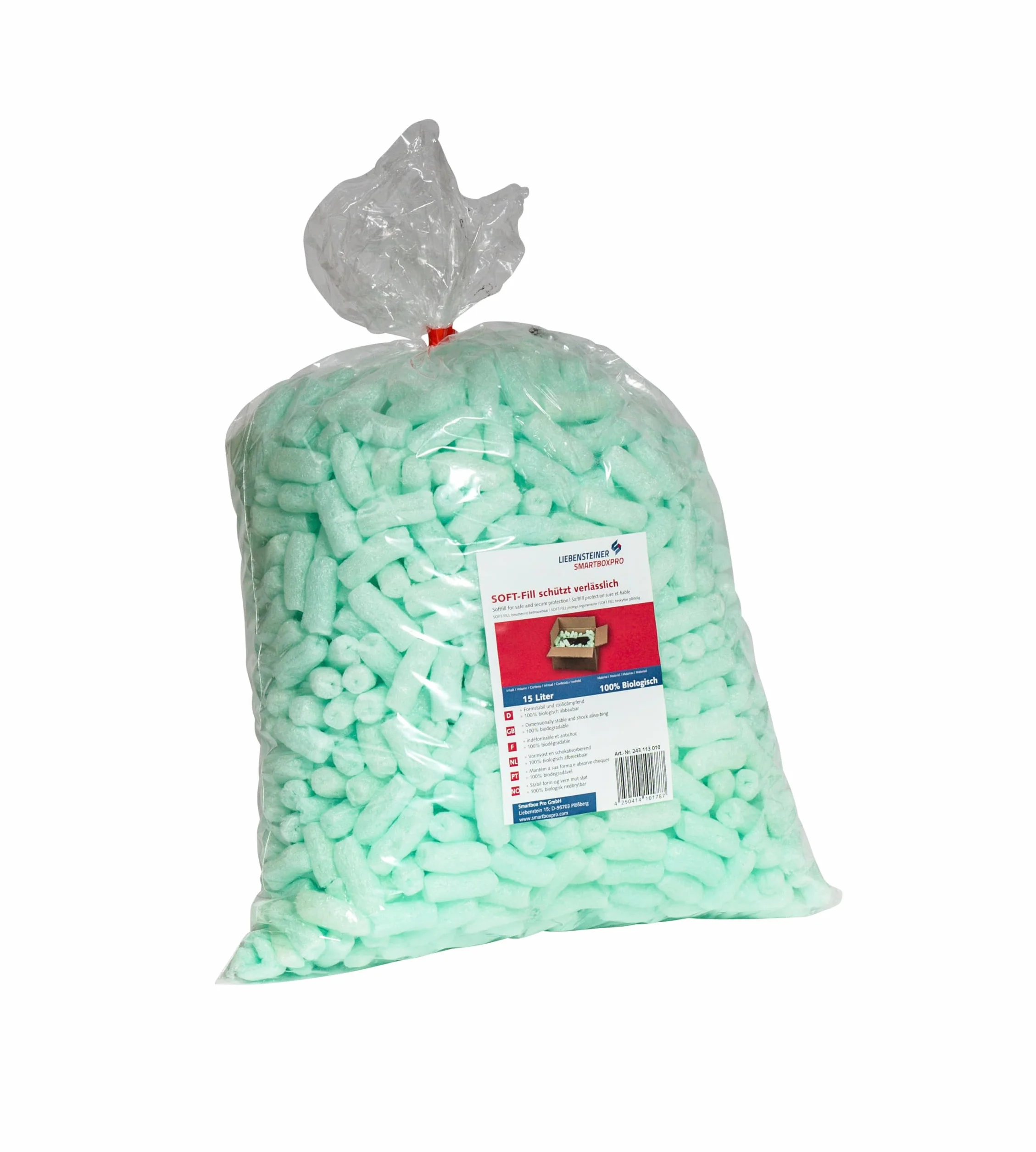 Ecológico Material de Relleno de Almidón de Maíz para Embalaje 15-400 L