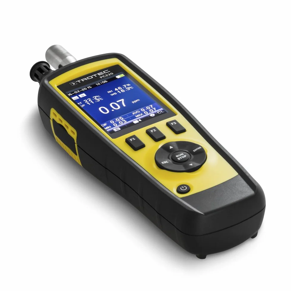 TROTEC Contador de partículas PC220 Incl. Certificado de calibración