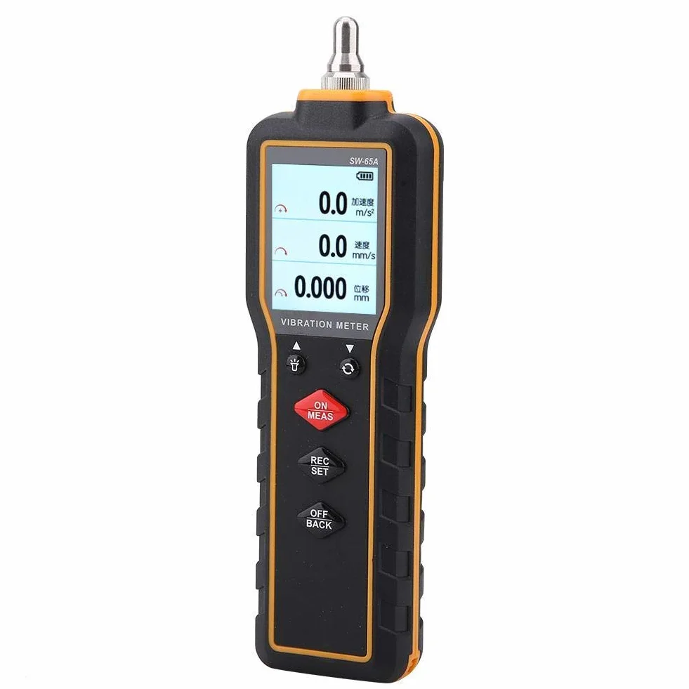 Walfront SW-65A Medidor de Vibración Digital, Medidor de Vibración, Analizador de Vibrometro