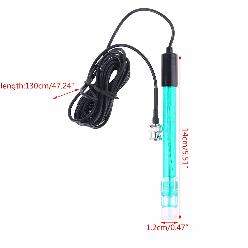 ORP Redox Electrodo Combinación BNC Sonda de Repuesto 14 cm Largo 1.2 cm Diámetro 300 cm Cable