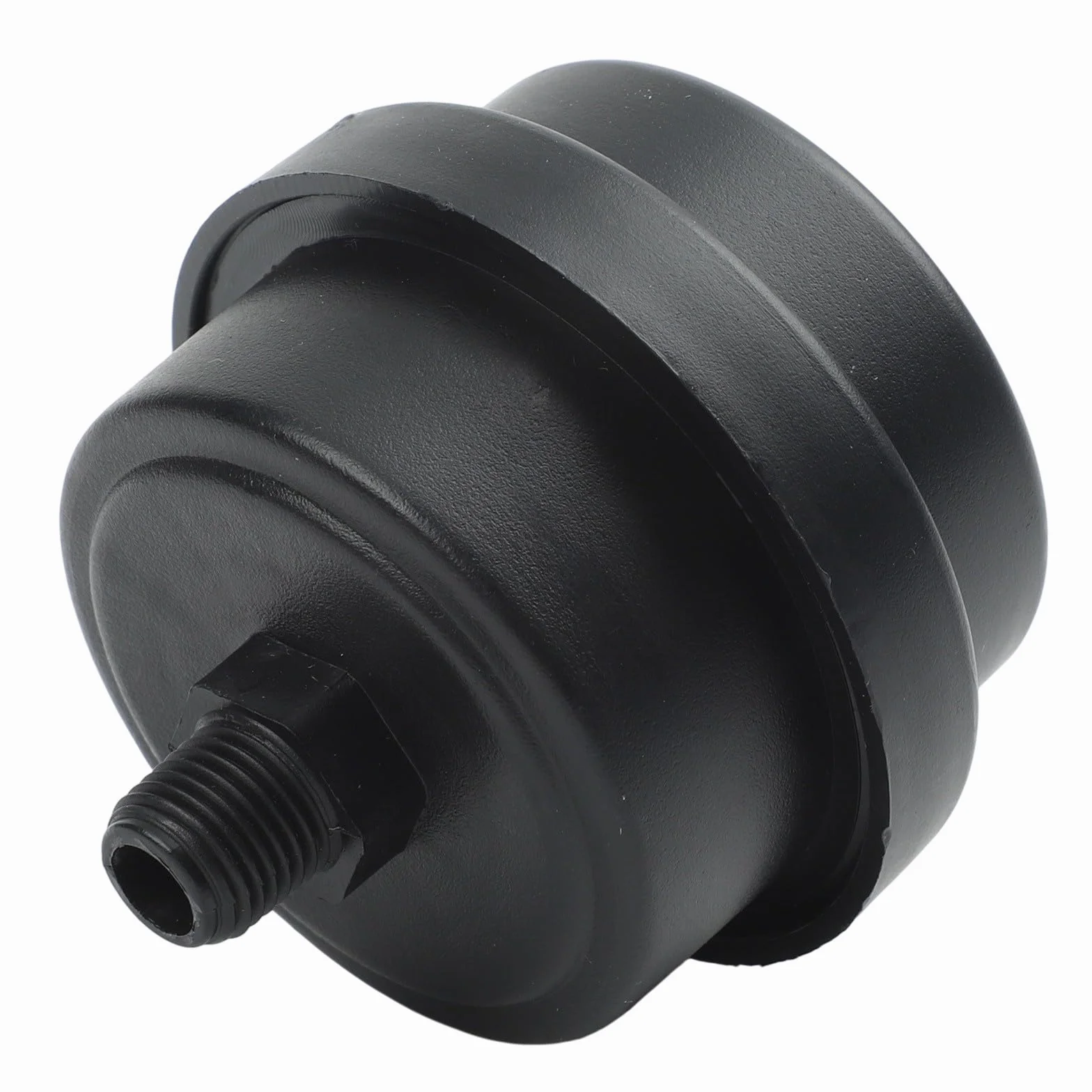 Filtro de compresor de aire de plástico 13 mm 16 mm 20 mm silenciador reducción de ruido reemplazo negro