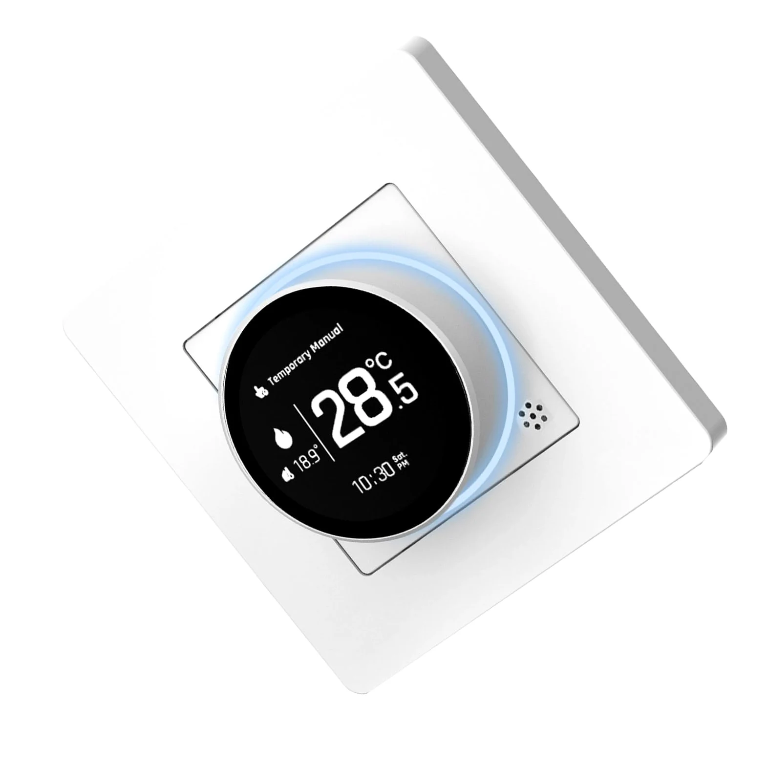 Perilla termostática regulador de temperatura controlador de latón para calefacción por suelo radiante, operación simple para la gestión del dormitorio