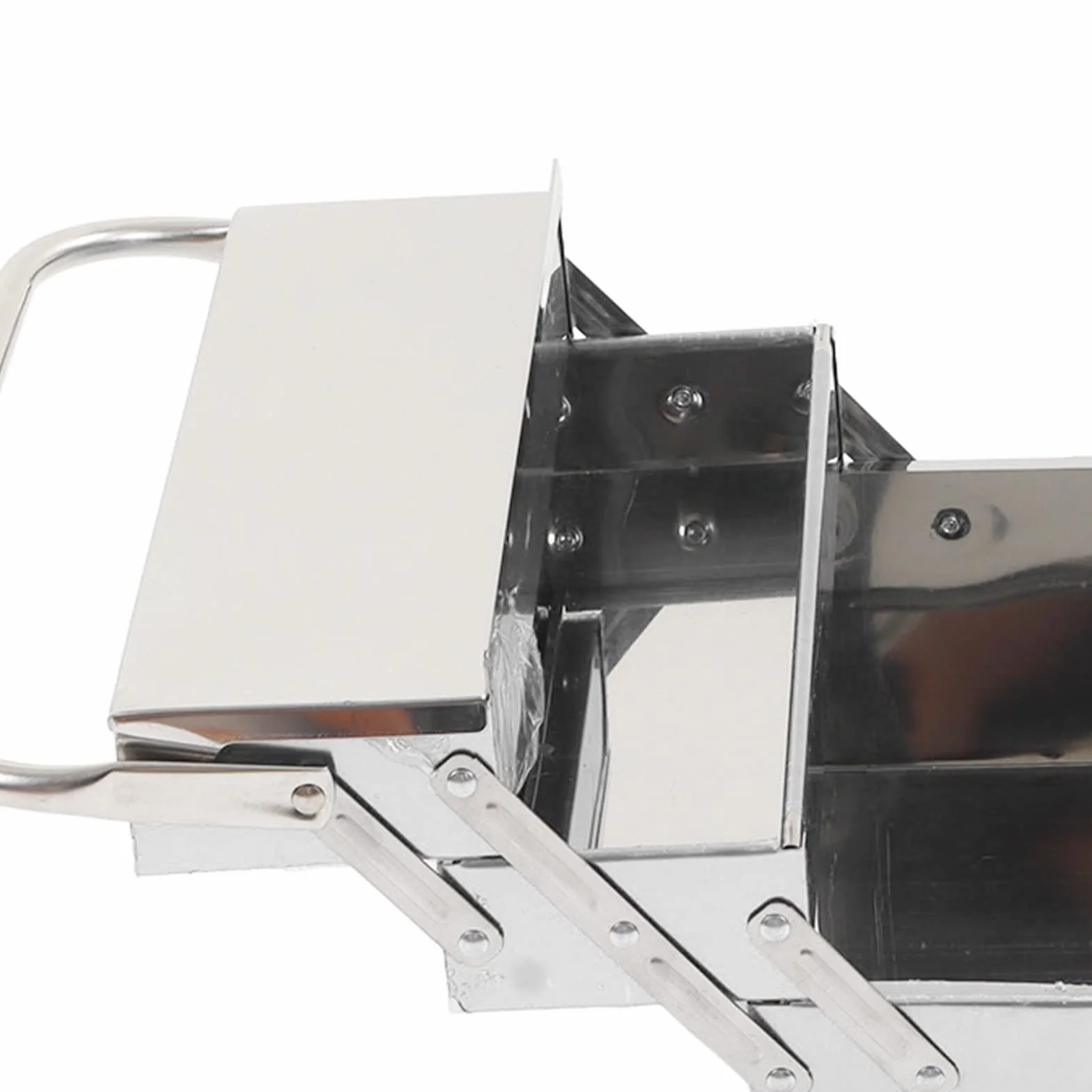 Caja de Herramientas Cantil de Acero Inoxidable, 3 Capas, 5 T, Solución de Almacenamiento de Metal Plegable Portátil para Mantenimiento Automotriz (420)