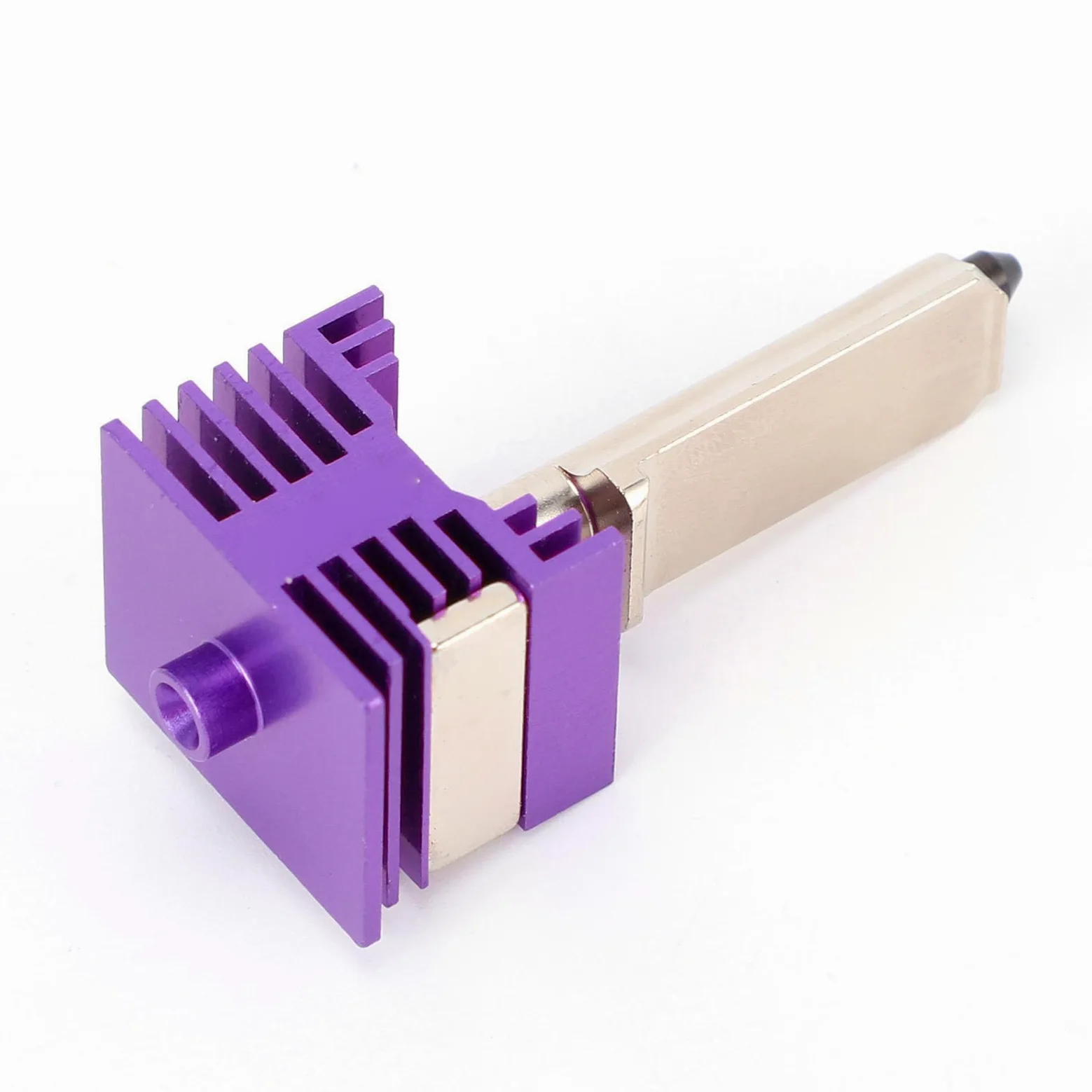 Bewinner 2 Piezas de Repuesto Hotend Mejorado de 0,4 Mm para Lab P2S A1 A1 Mini Impresora 3D, Boquilla de Acero Endurecido de Alta Velocidad con Revestimiento MPVD, Antiobstrucción, Alta Temperatura