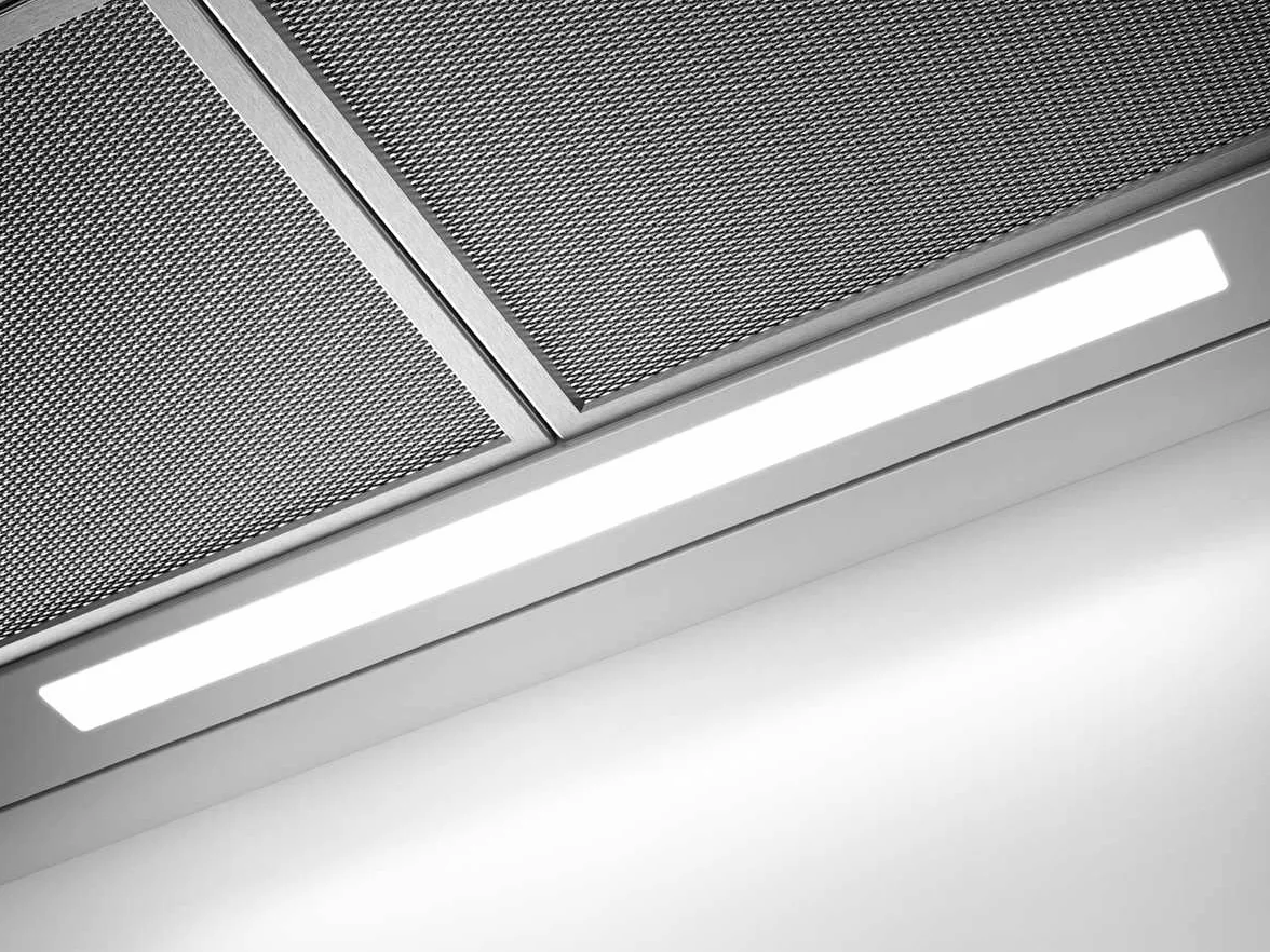 AEG Campana extractora extraíble 90 cm 660 m3/h 3 velocidades intensivo LED Inox Clase A