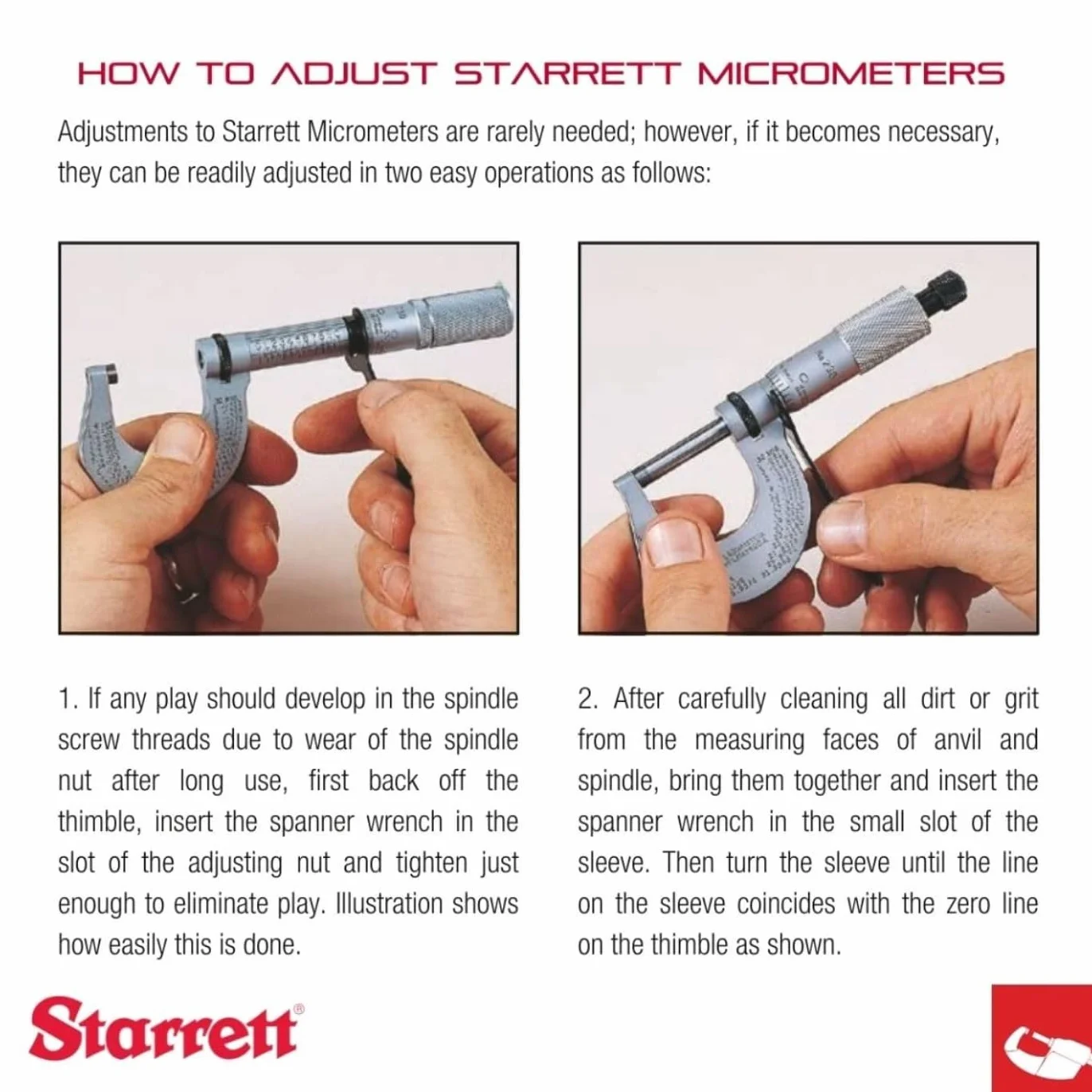 Starrett V436.2MXRL-25 - micrómetro exterior, 0 - 25 mm Graduación 0,001 mm