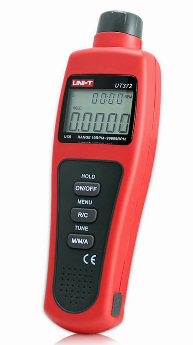 UNI-T UT370Series Digital Tachometers Non-Contact Target RPM Test Distance 5-20cm USB Interface Data Hold Auto Power Off