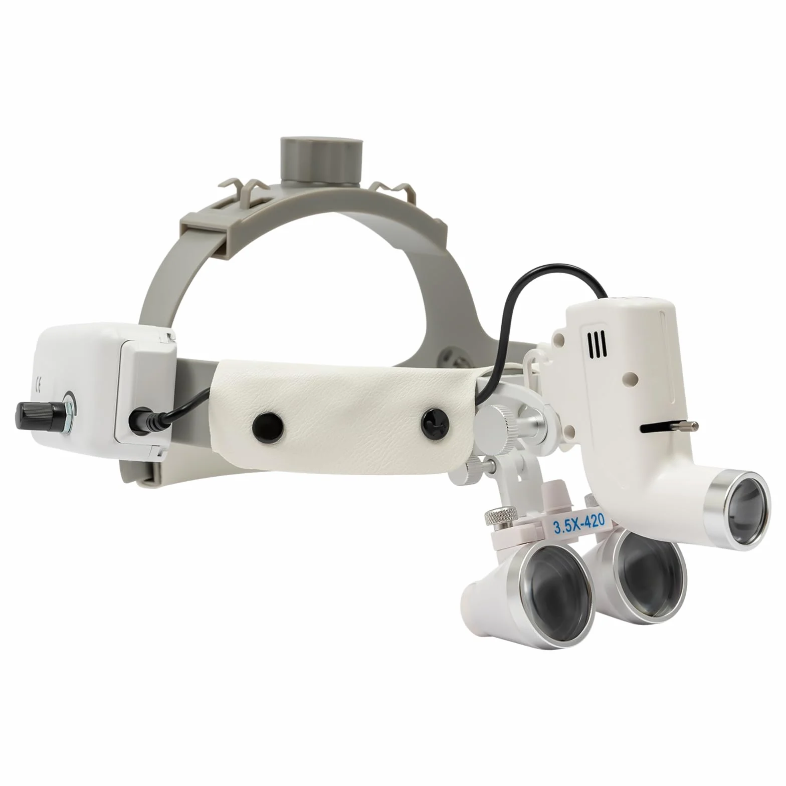 Lupa Quirúrgica Dental con Luz LED 3,5 x 420 mm