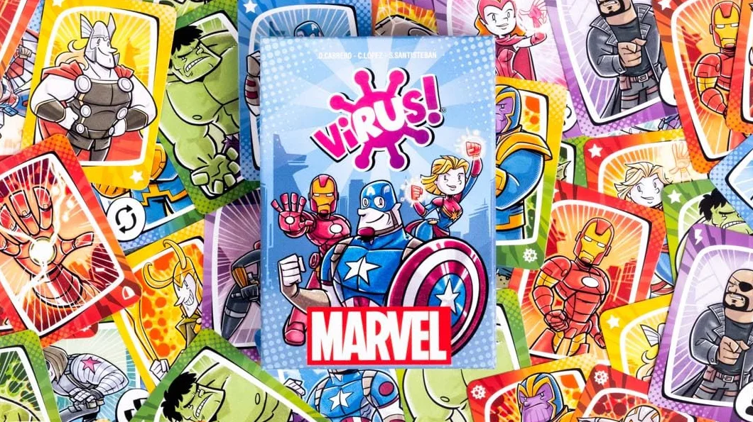 Virus Marvel Juego de Cartas 2-5 Jugadores 8+ Años Español