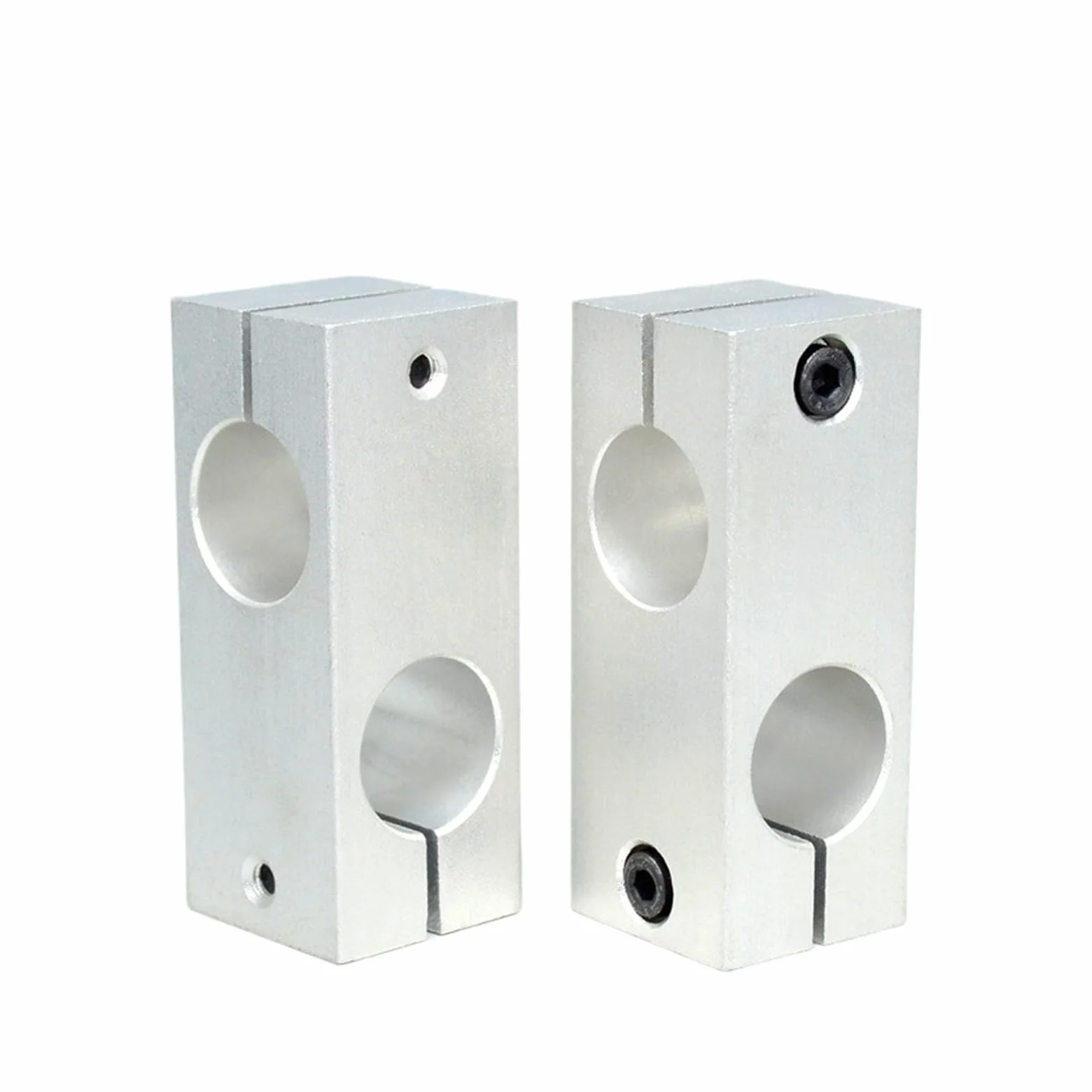 Soporte de fijación de tubería de acero, bloque cruzado de eje óptico de aleación de aluminio, diámetro de conexión 6, 8, 10, 12, 14, 15, 16, 17, 18, 20, 22, 25, 1 Uds.(SZJLH-40-40)