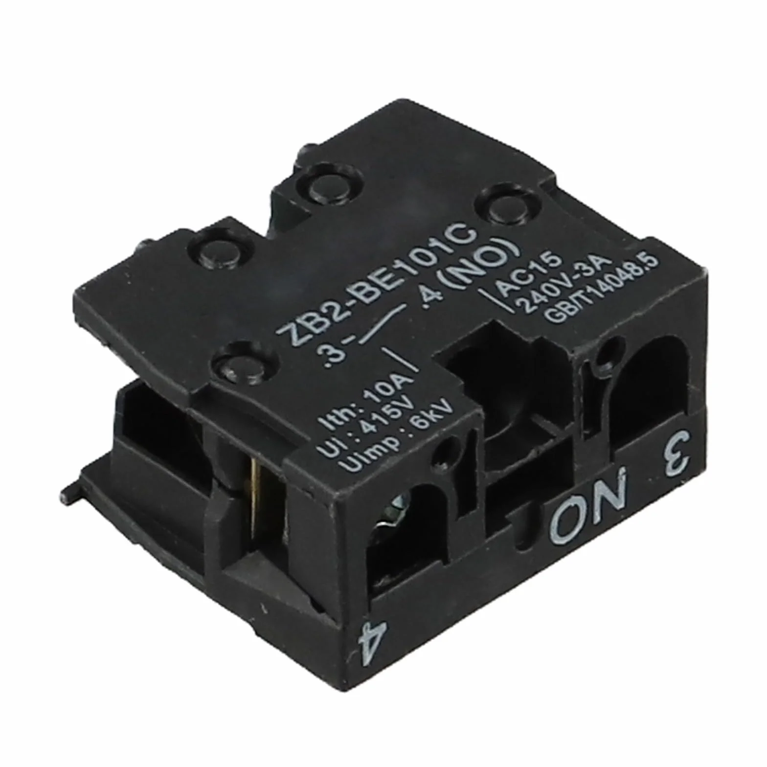 ZB2-BE101C ZB2-BE102C Bloque de Contacto Interruptor 10A 600V, 10 Piezas