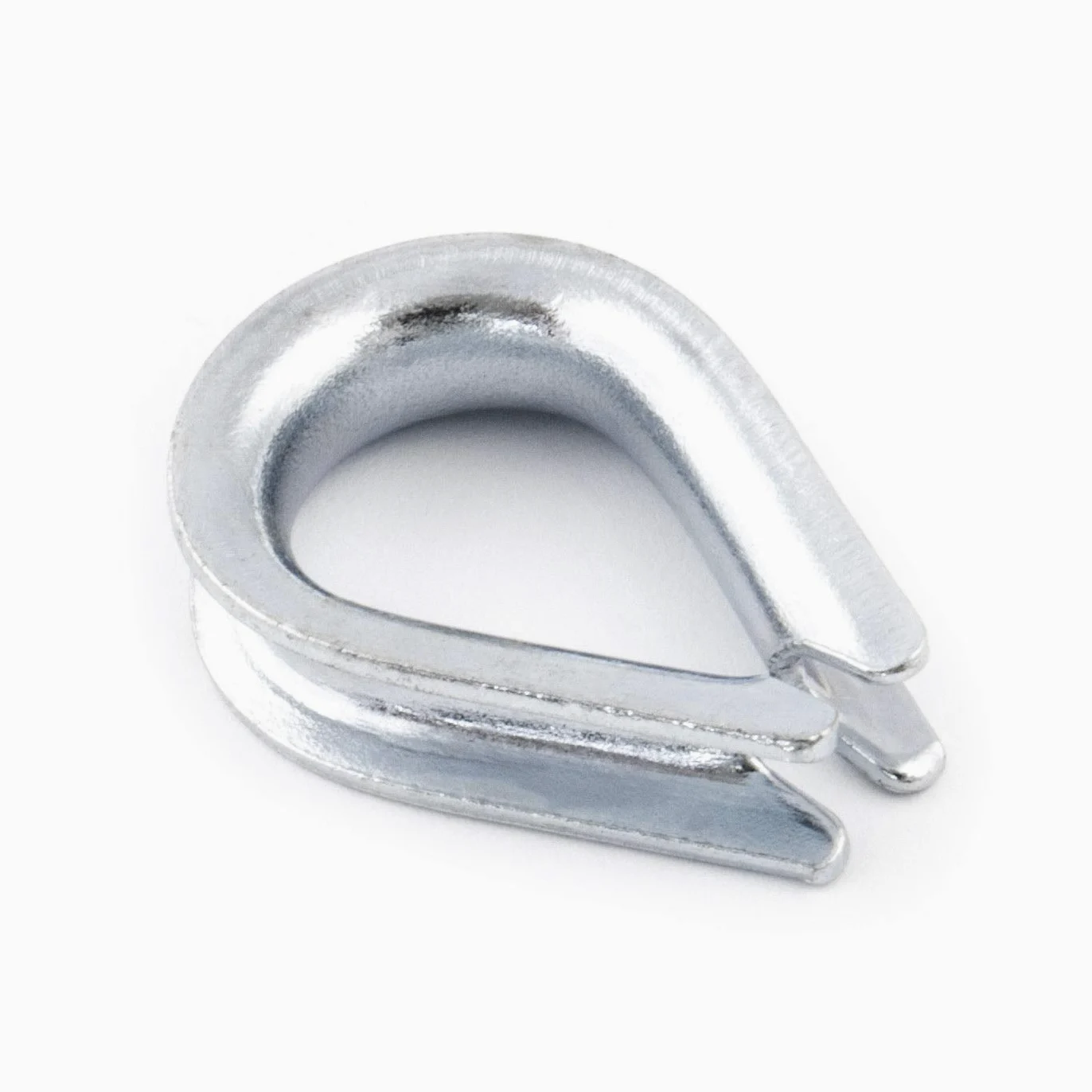 50x Dedales de cable 18 mm Dedales de cuerda de alambre Guardacabos de acero galvanizado DIN 6899 B Accesorios de cuerdas de acero dedal de alambre | DQ-PP
