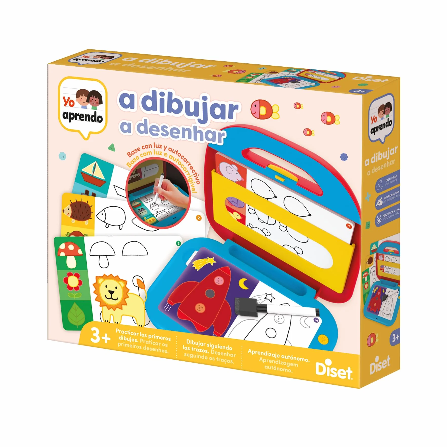 Diset Yo aprendo a dibujar Juego educativo 3 años