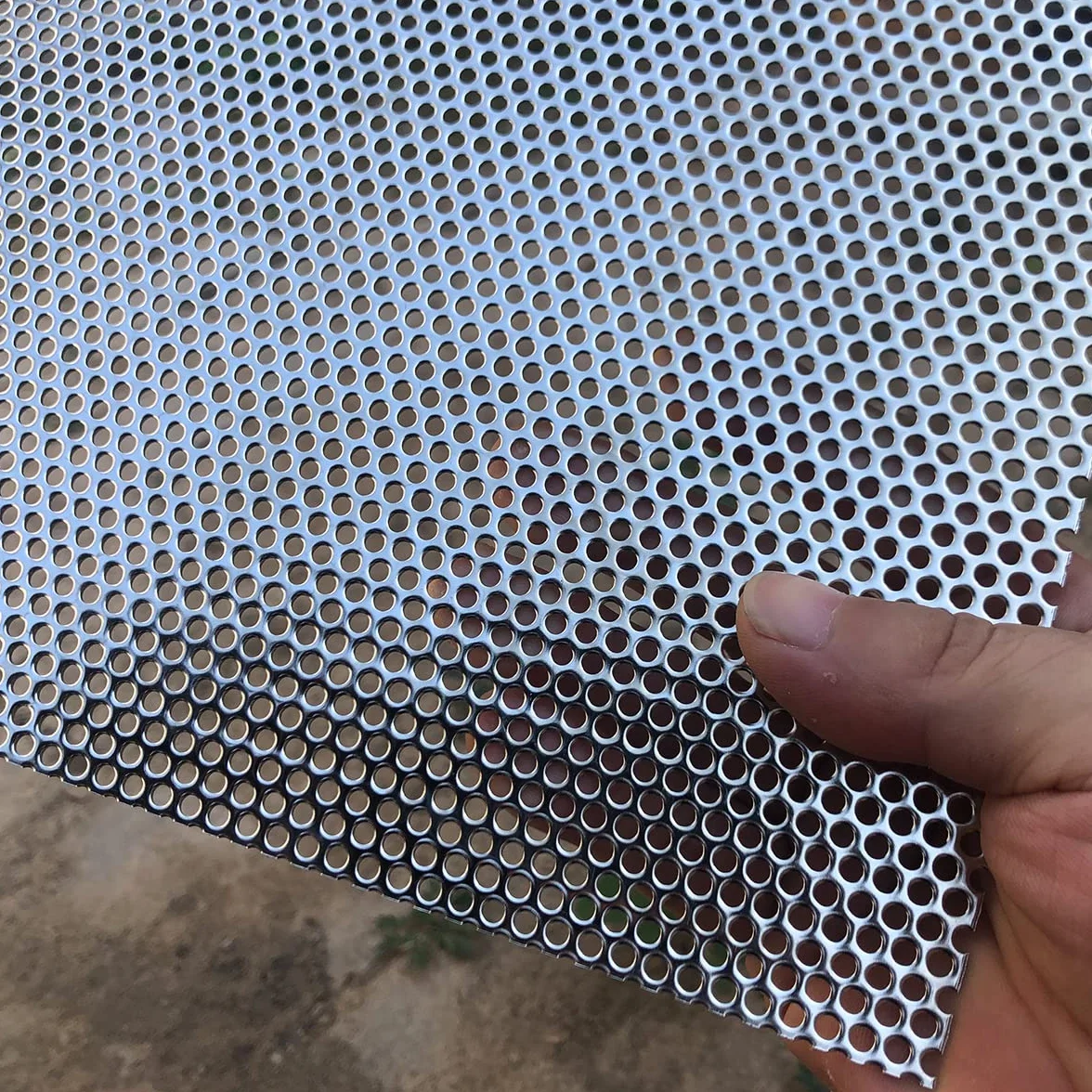 Chapa perforada acero inoxidable 3 mm 1,1 mm 914 mm x 457 mm