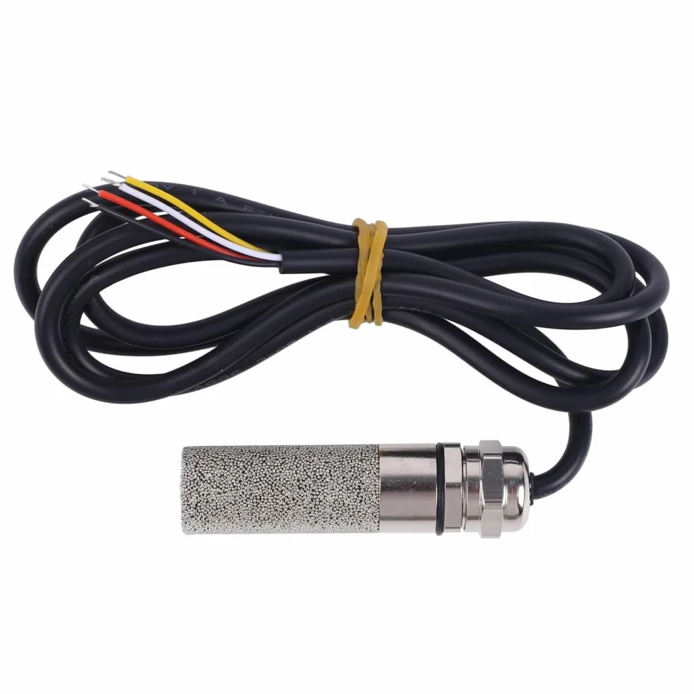 XY-MD04 RS485 Transmisor de Temperatura y Humedad, Módulo Colector CC 5V-28V, Sonda Metálica Impermeable