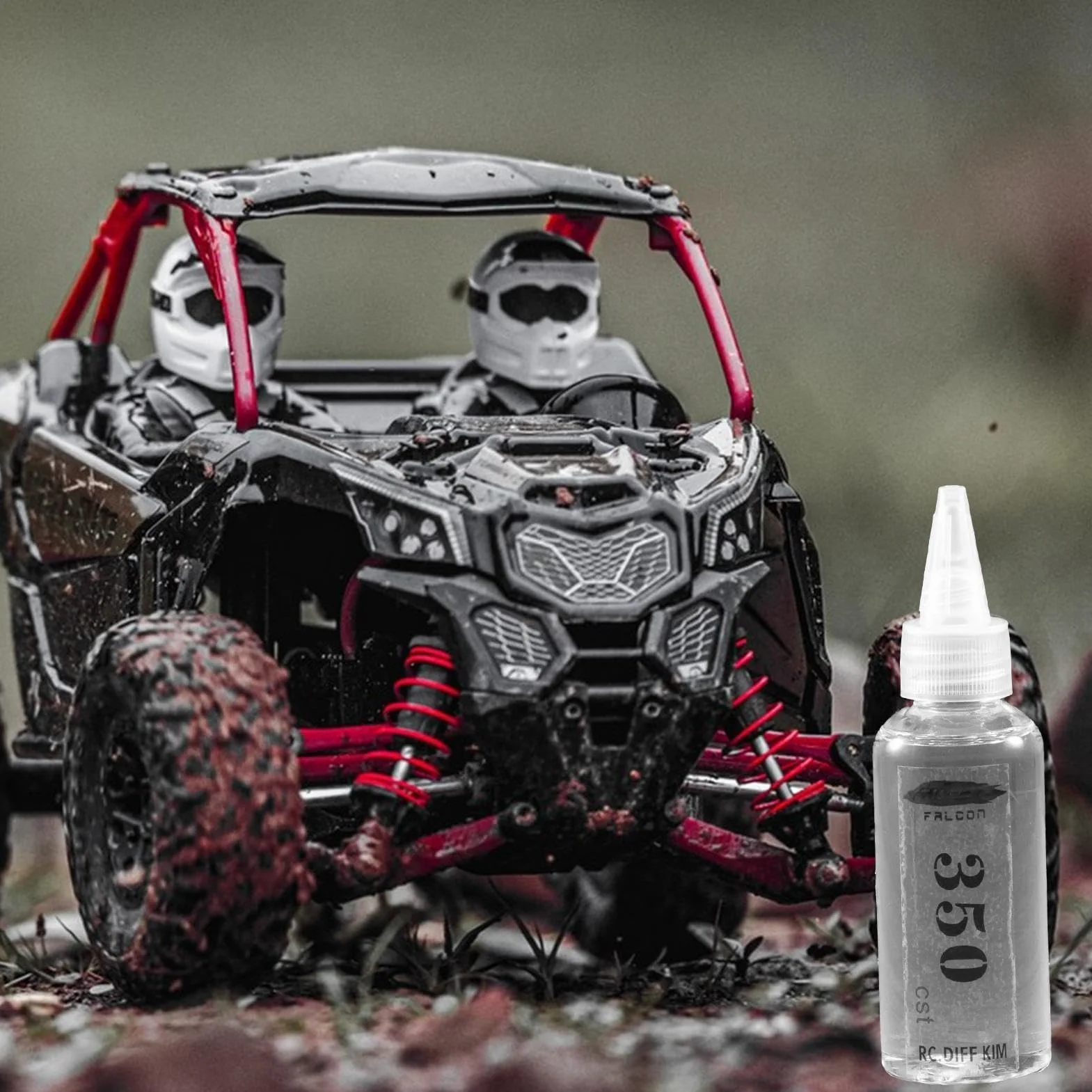 Aceite de amortiguador para coche RC, aceite diferencial de silicona de alta pureza