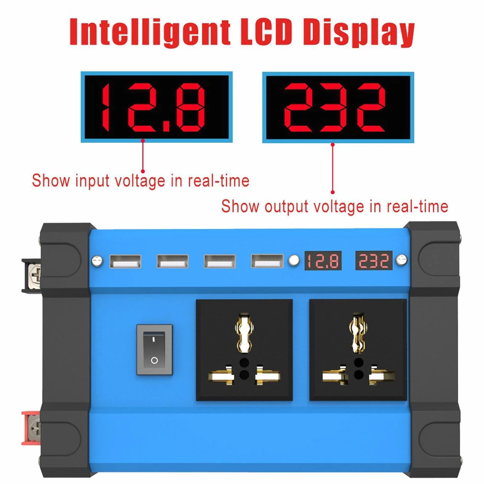 DADEA Kit de Panel Solar, Kit de Sistema Solar Doméstico de 300 W, Inversor de 12 V a 220 V, Panel Solar de 18 W 18 V con Controlador, Sistema de Generador Solar para el Hogar