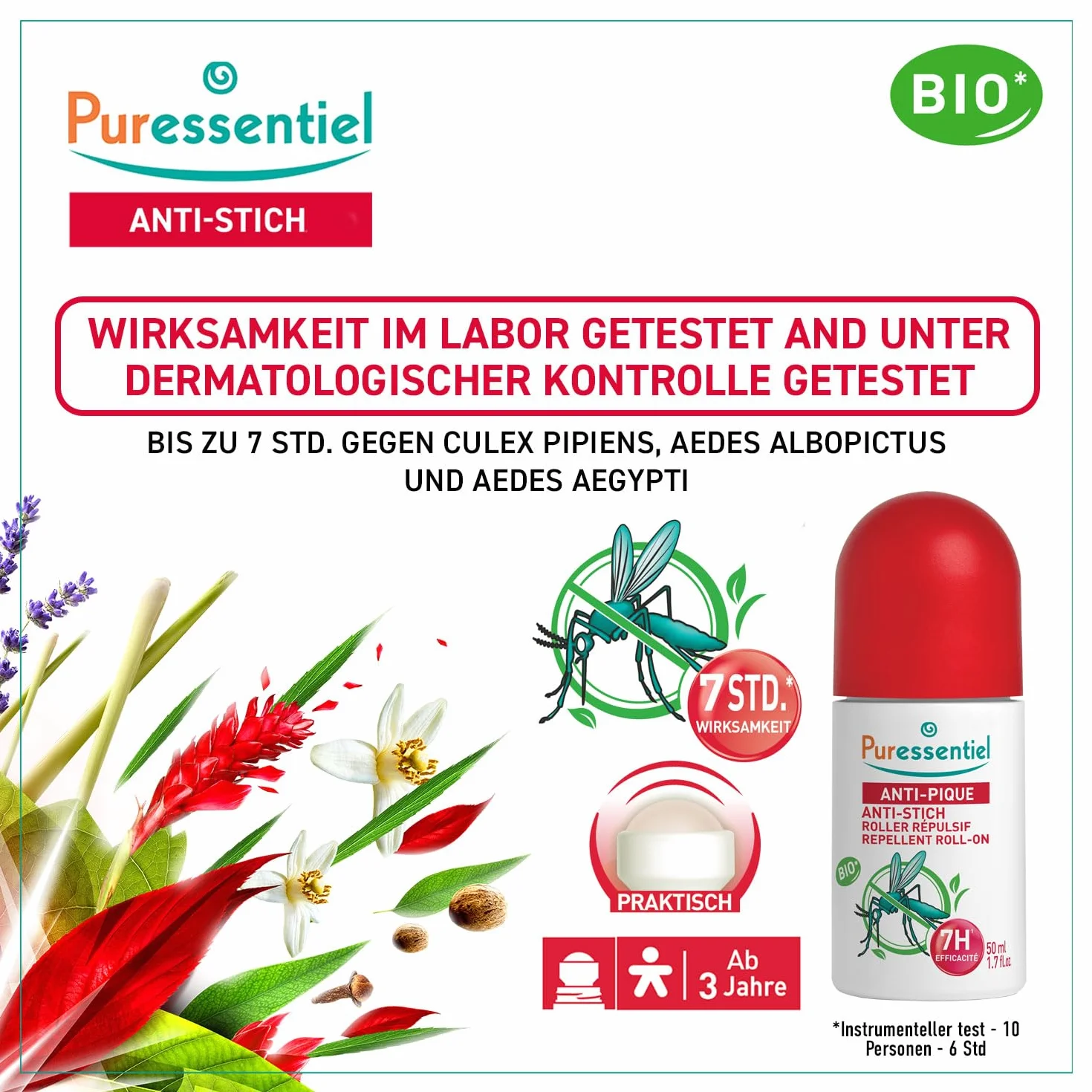 ROLLER ANTI-PIC ADULT 50ml PURESSENTIEL