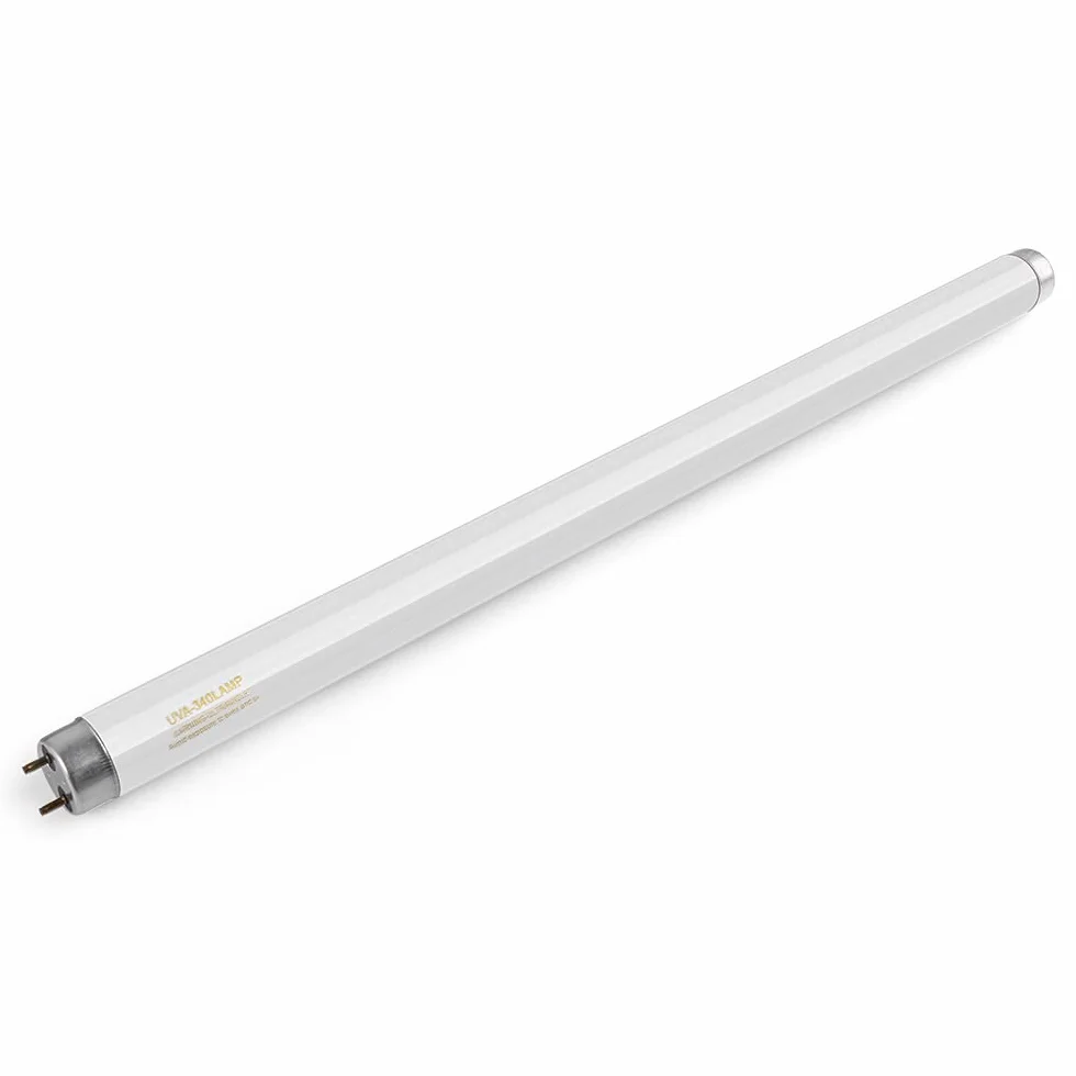 Lámparas de laboratorio Uva 340 Reemplazo del tubo de envejecimiento de la lámpara fluorescente de calefacción para simular la luz solar del mediodía para la prueba de fábrica de la escuela