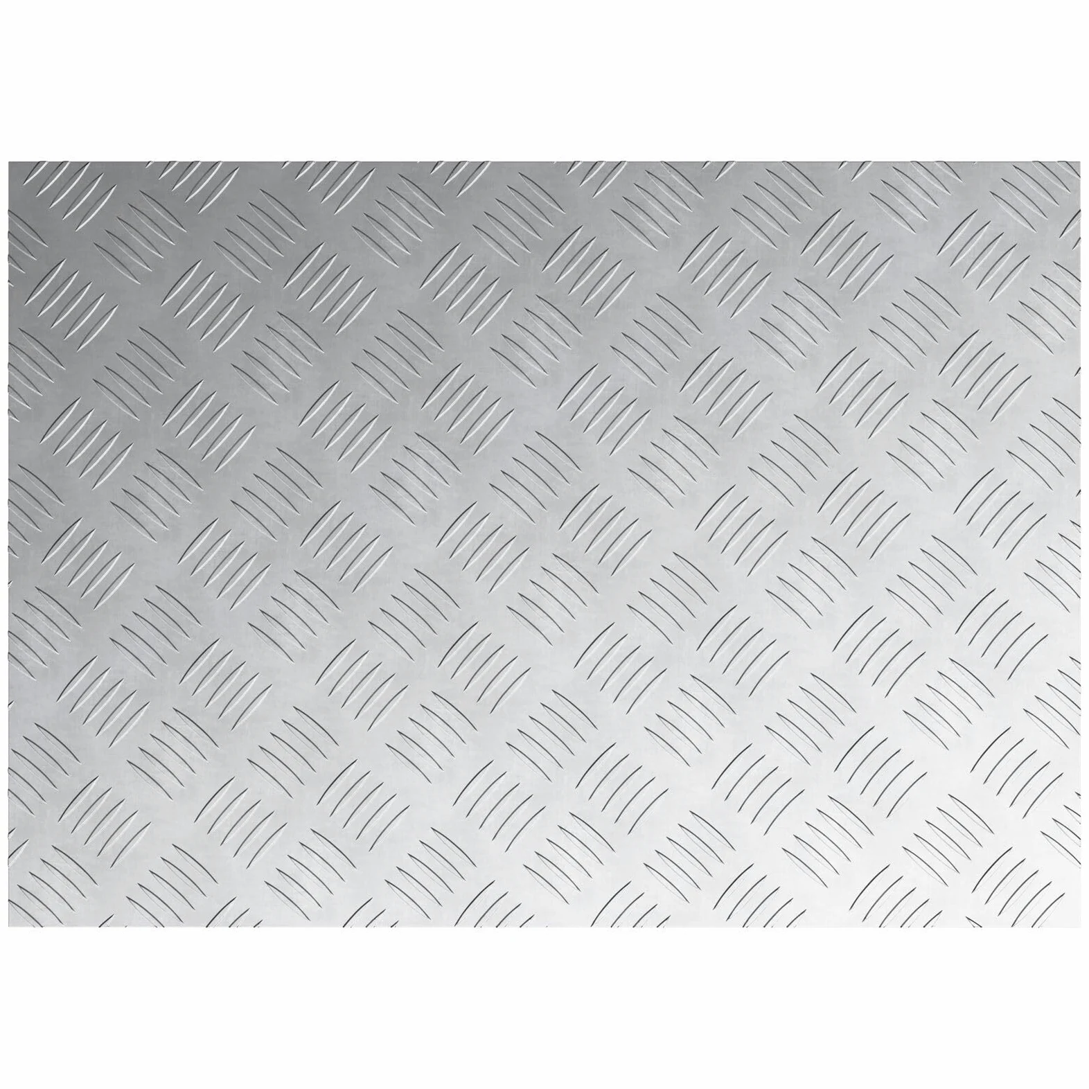 Homgoday Placas de Aluminio Antideslizantes con Diseño de Checker, 4 Piezas, 70x50 cmPlaca de Aluminio,Chapa Estampada, estriados, Aluminio