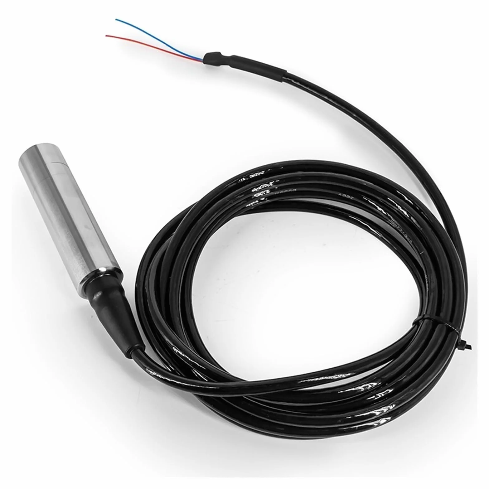 Medidor de flujo, Sensor de nivel de agua sumergible 4-20mA 0-5V 0-10V, 5m 10m 15m Sensor de nivel hidrostático de aceite de agua Sonda de medición de Tanque De Agua con alta precisión(5M Range 5M Cab