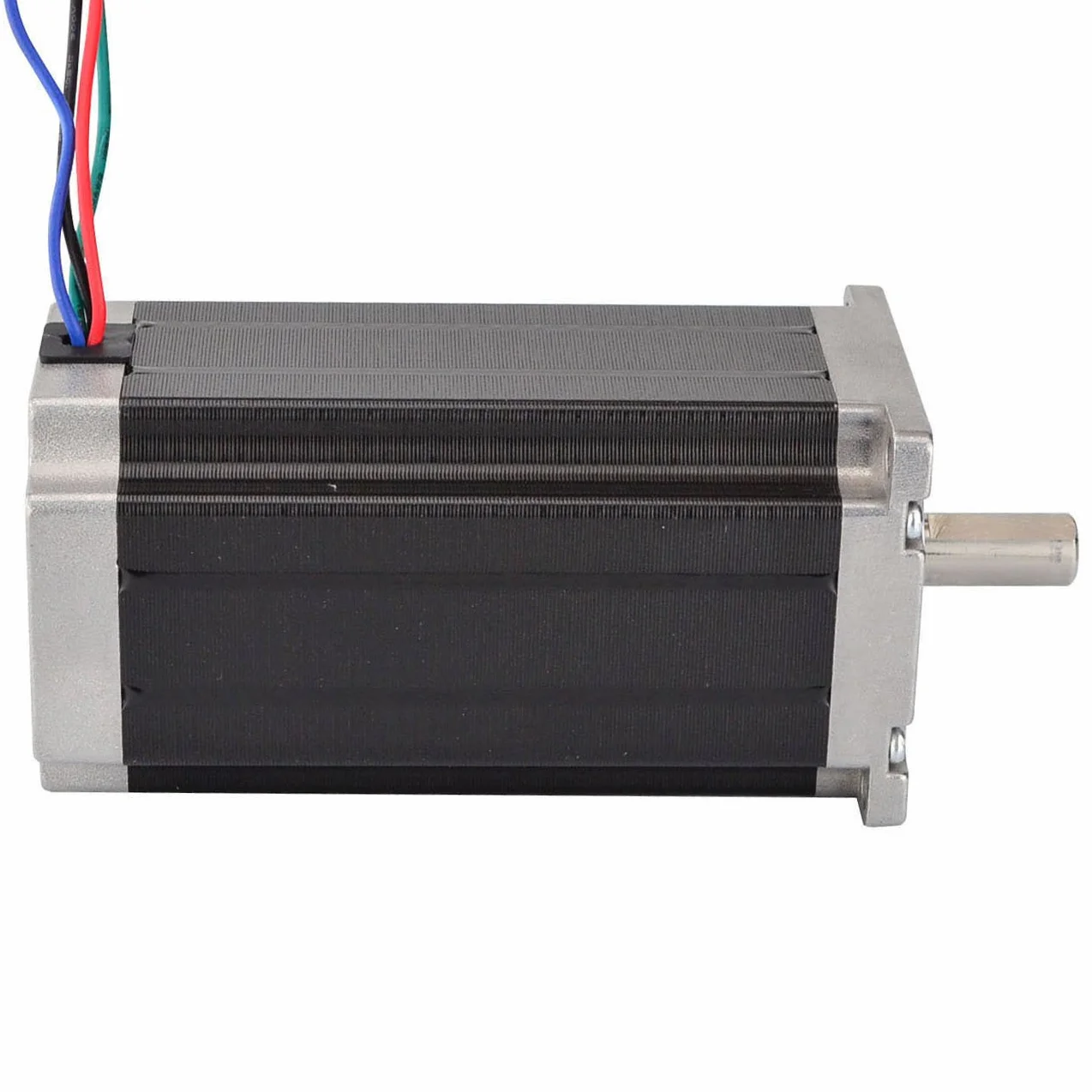 STEPPERONLINE NEMA 23 Motor paso a paso 3NM 4.2A 10mm Eje 4 Cables CNC Torno de molienda plasma, Paquete de 3