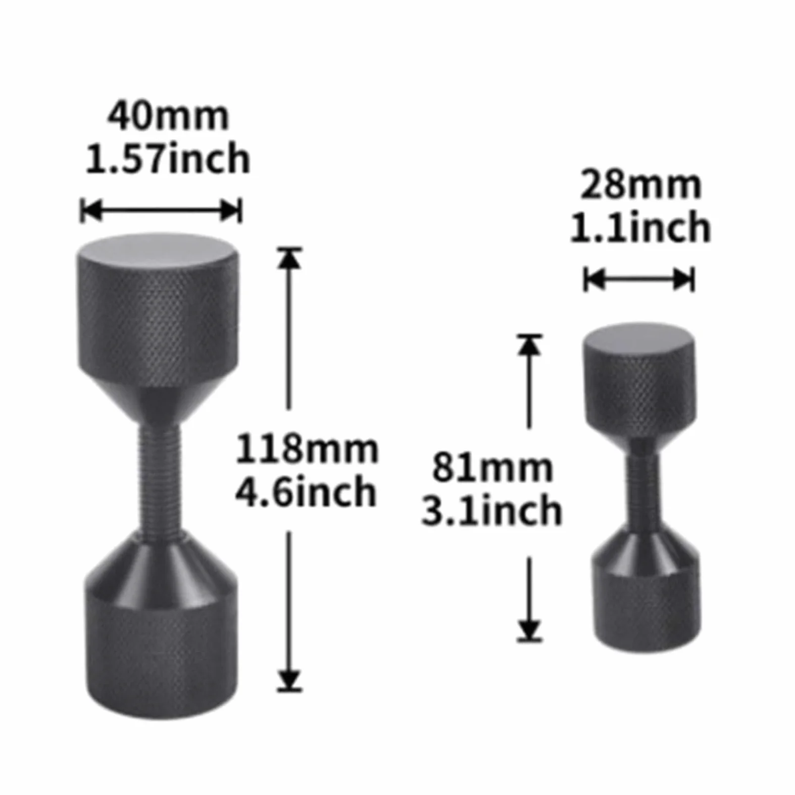 Juego de pasadores de brida de aluminio, nivel incorporado, herramienta de alineación de tuberías de 1-1/8"