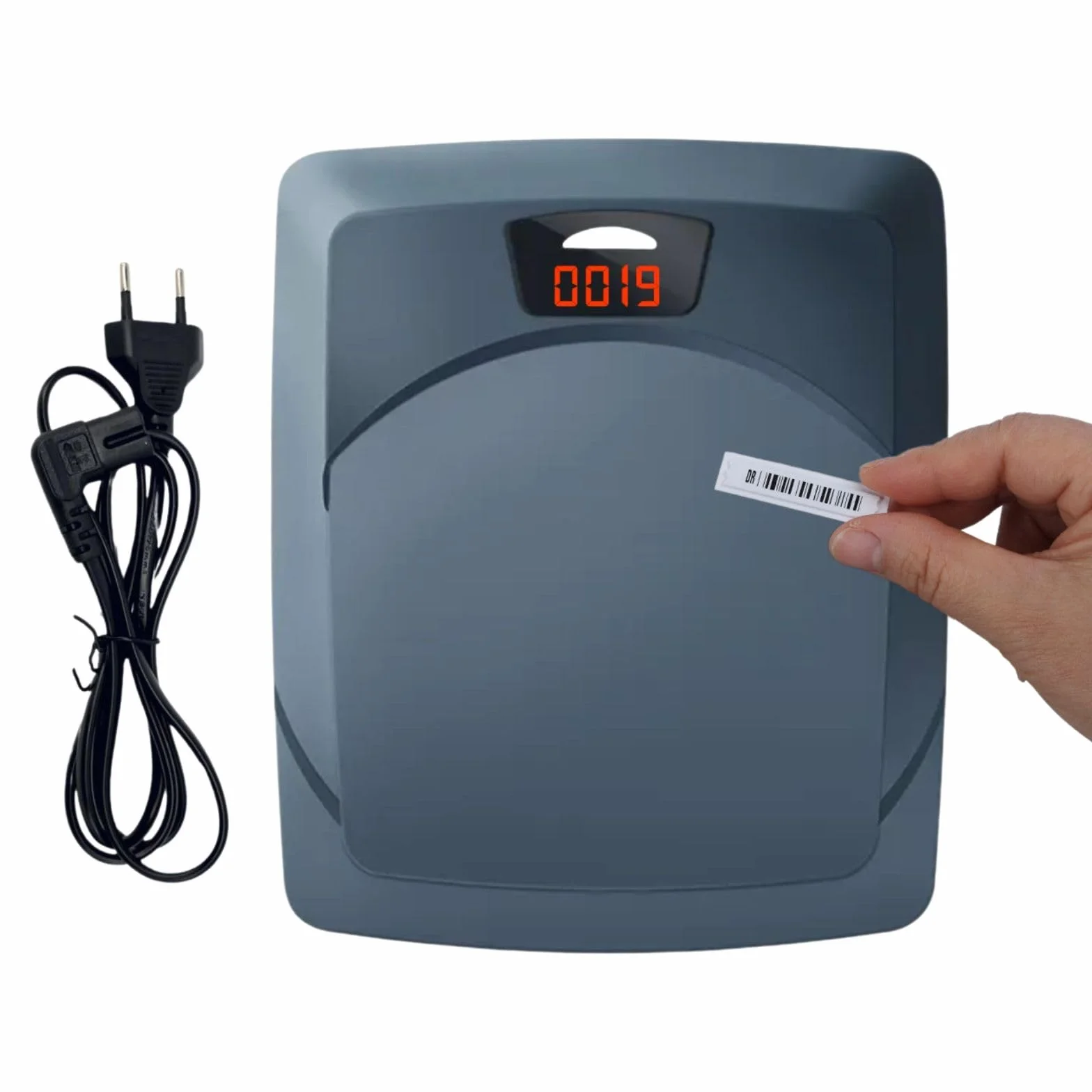 Desactivador de etiquetas blandas y controlador de seguridad 2 en 1 de 58 kHz AM - Indicador sonoro y luminoso, Cuenta regresiva, Volumen sonoro y sensibilidad ajustables, Enchufe de corriente
