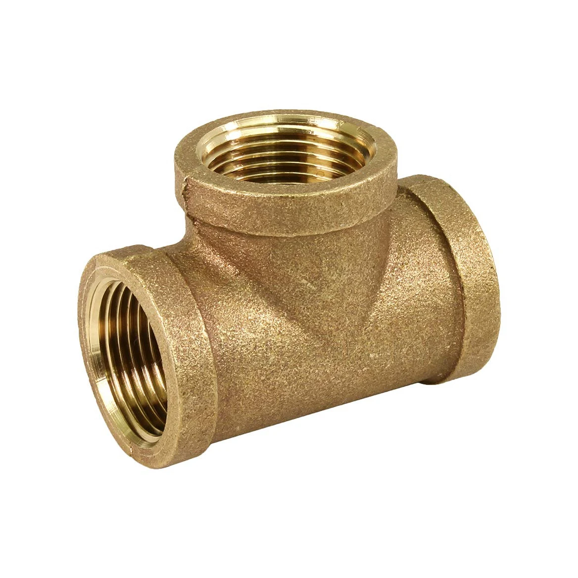 Everflow Supplies BRTE0034-NL 3/4-Inch Brass Tee, Lead Free
