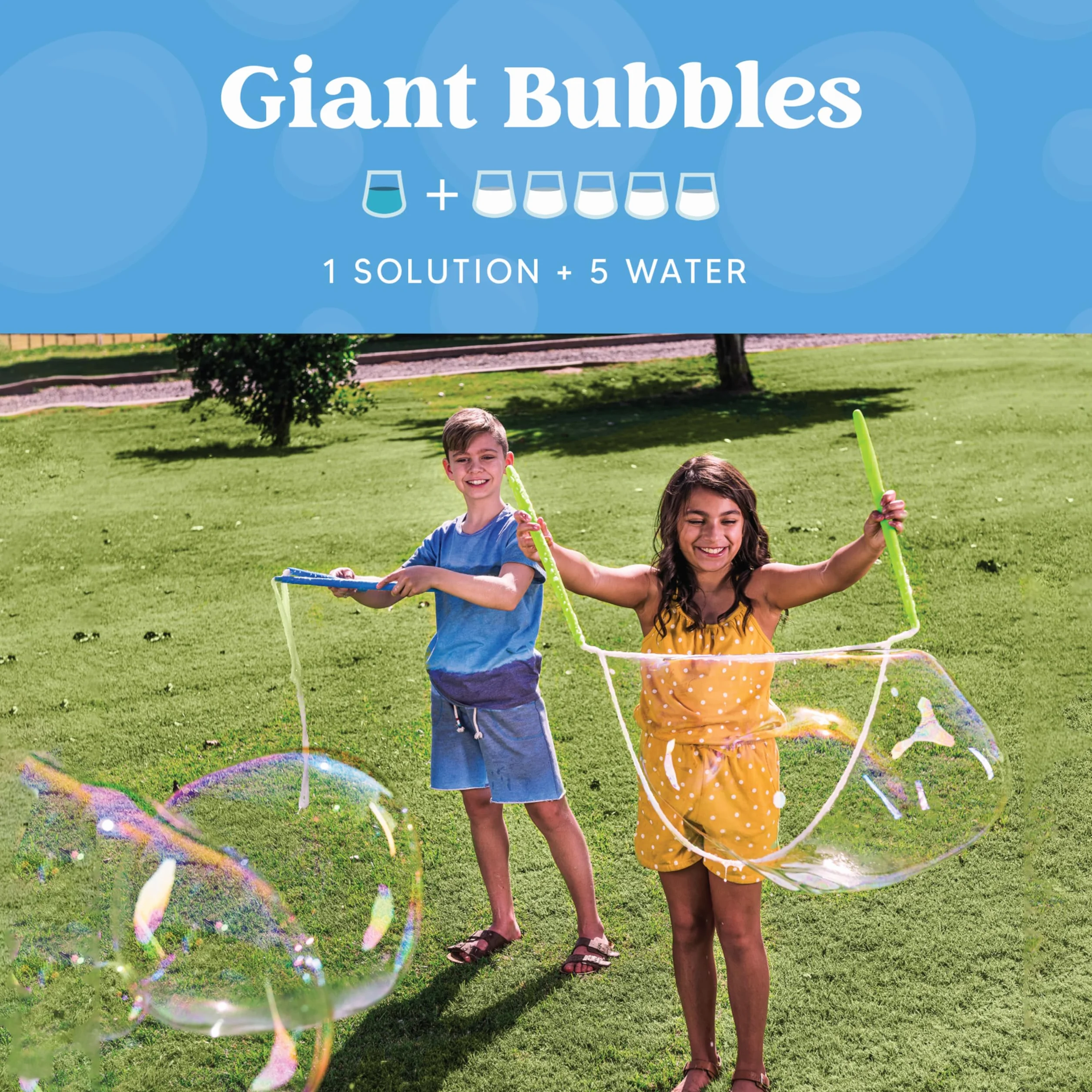JOYIN Líquido para Pompas de Jabón 29,5L, para Fiestas de Verano, Regalos, Juguete Infantil