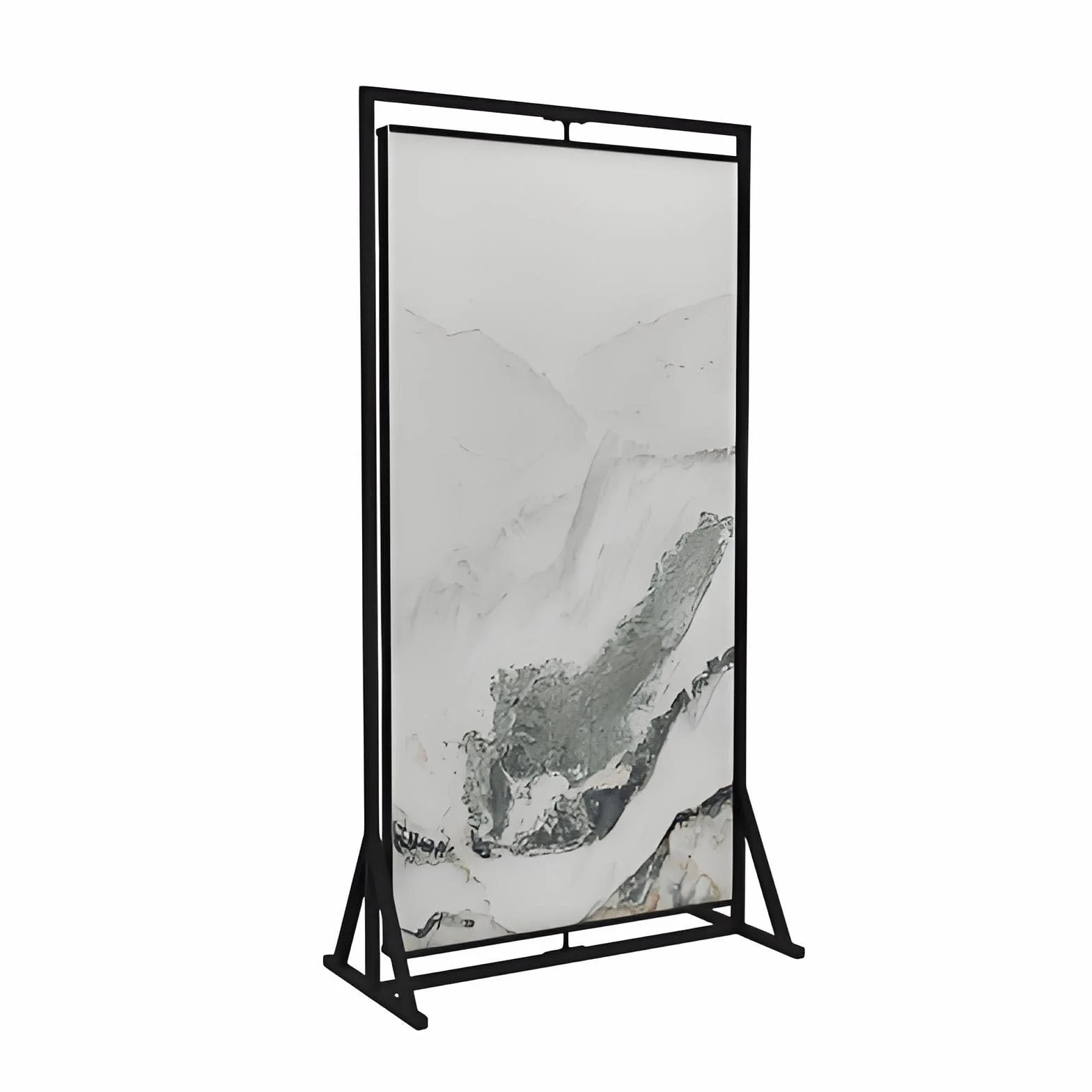Estante de exhibición de azulejos de metal, soporte giratorio de doble cara para muestras de materiales de construcción, ideal para salas de exposiciones y organización de suelos