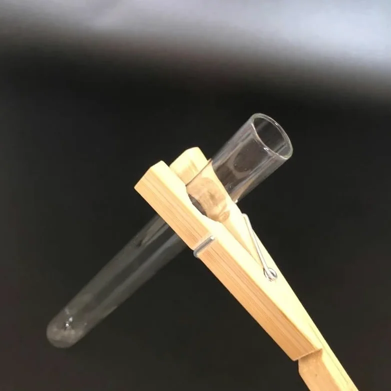 Paquete de 100 tubos de ensayo de vidrio con fondo en forma de U de 15x100 mm - Laboratorio, capacidad de 12 ml