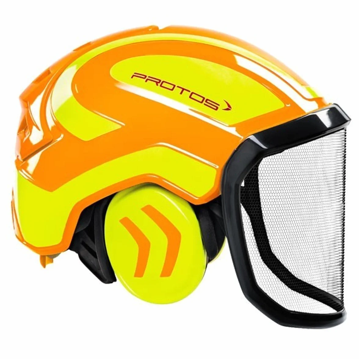 PROTOS® Casco de seguridad Integral Forest protección auditiva, color: negro, equipamiento: visera fina