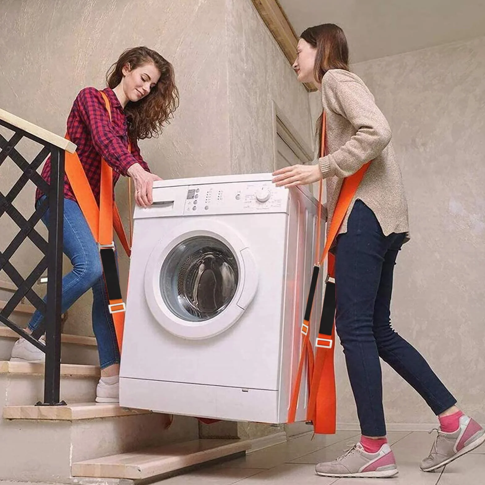 Correas para Levantar Muebles 2 Personas Elevación Movimiento Transporte hasta 300 kg