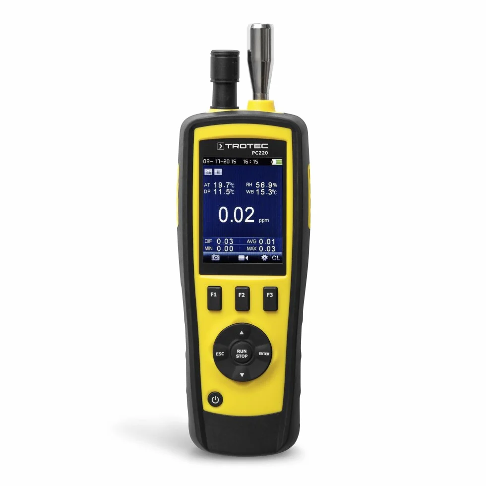 TROTEC Contador de partículas PC220 Incl. Certificado de calibración