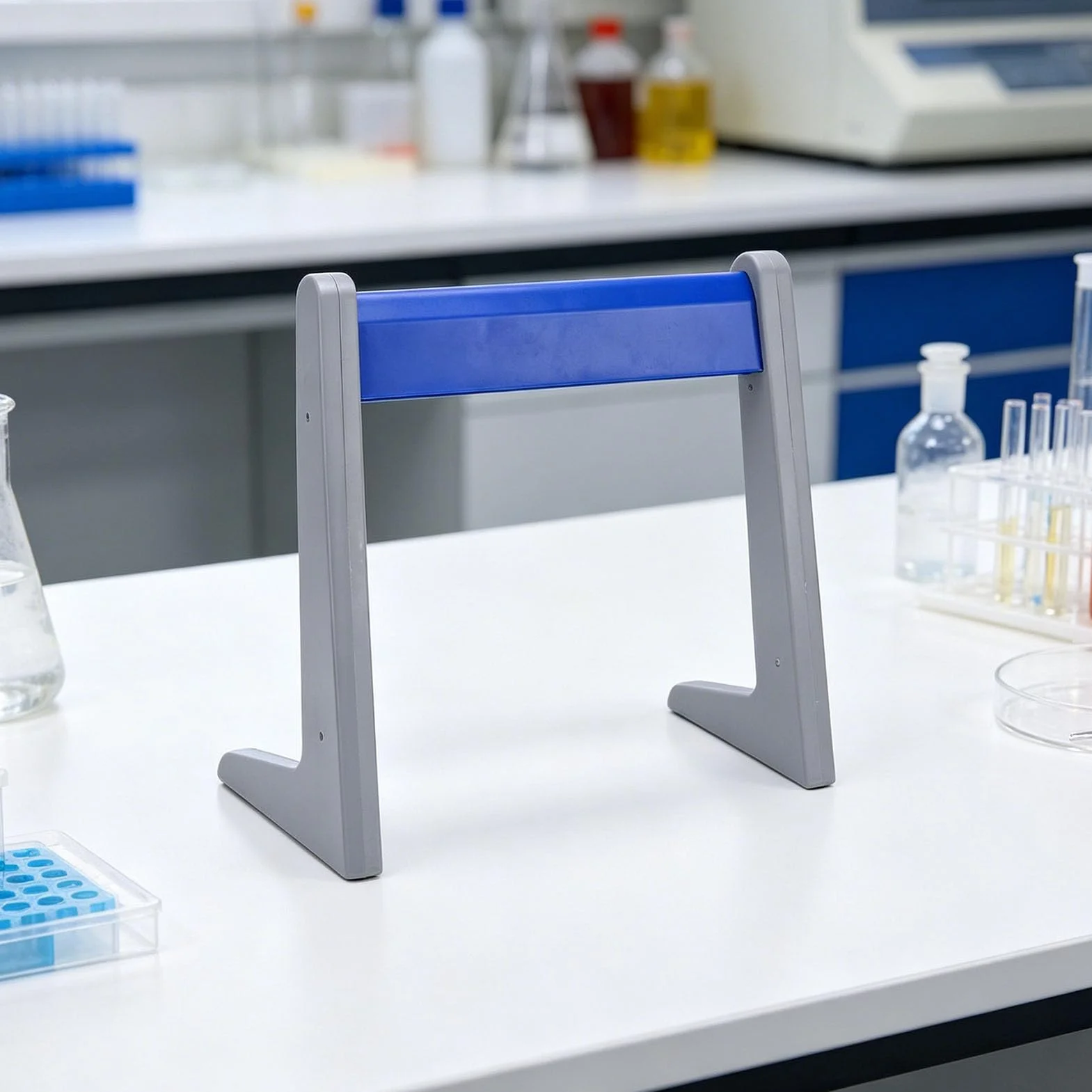 Estante para Micropipetas Ajustable de un Solo Canal, Soporte de Pipeta Lineal