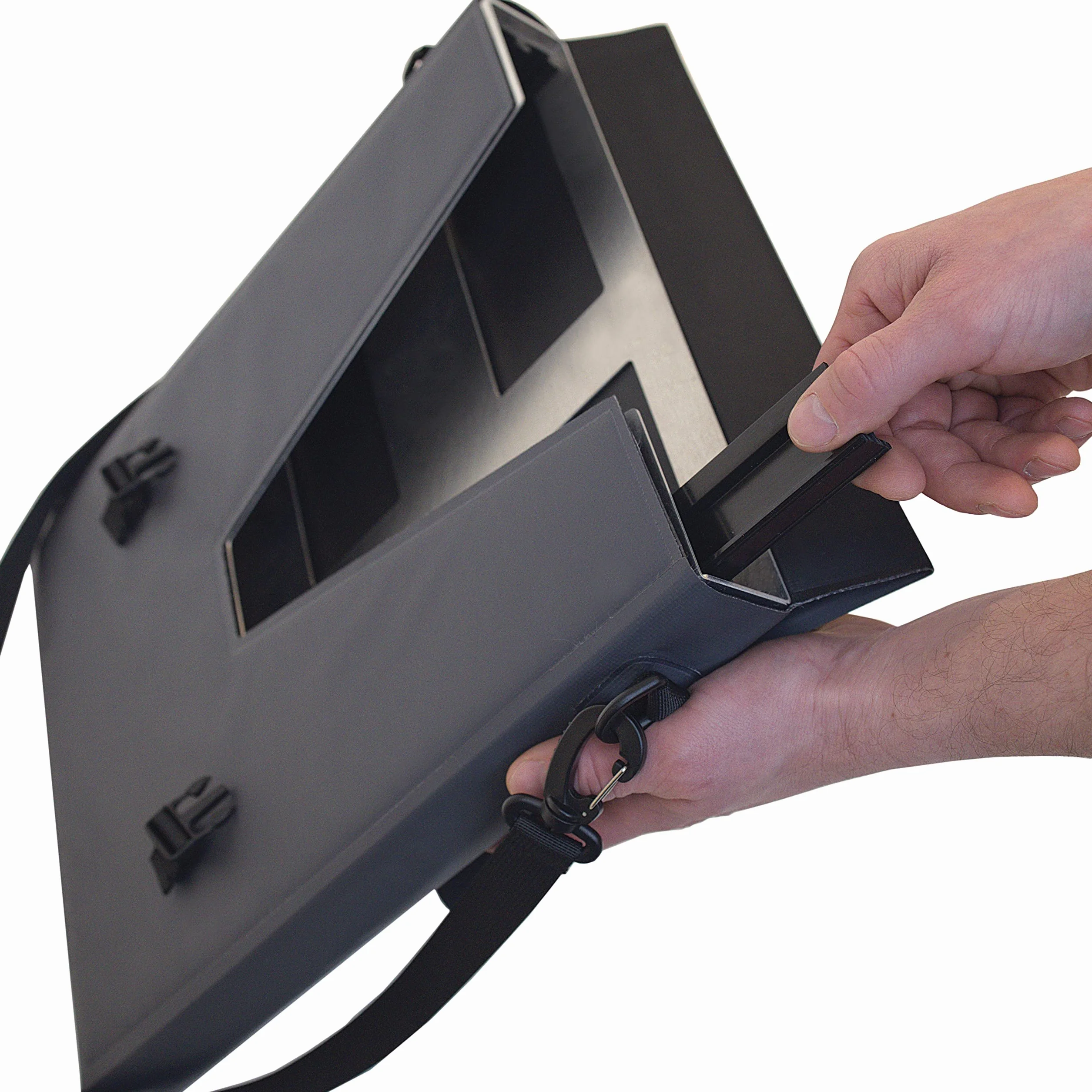 New Wave u.go Plein Air - Soporte para panel húmedo con sistema de riel ajustable, tamaño mediano