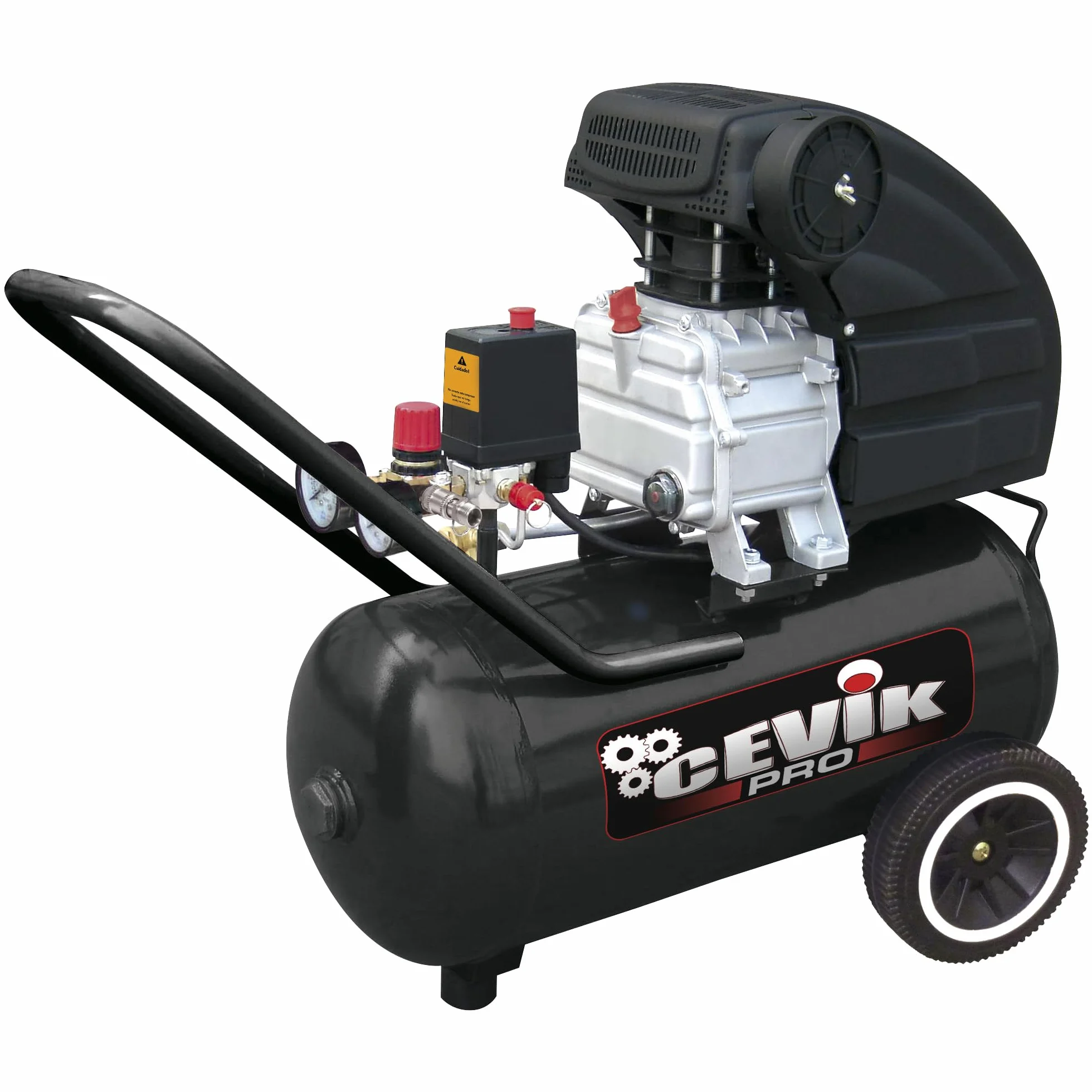 CEVIK PRO CA-PRO26NG Compresor Aire Portatil Monoblock 24L 2.5HP 9 Bar 246 l/min Sin Aceite