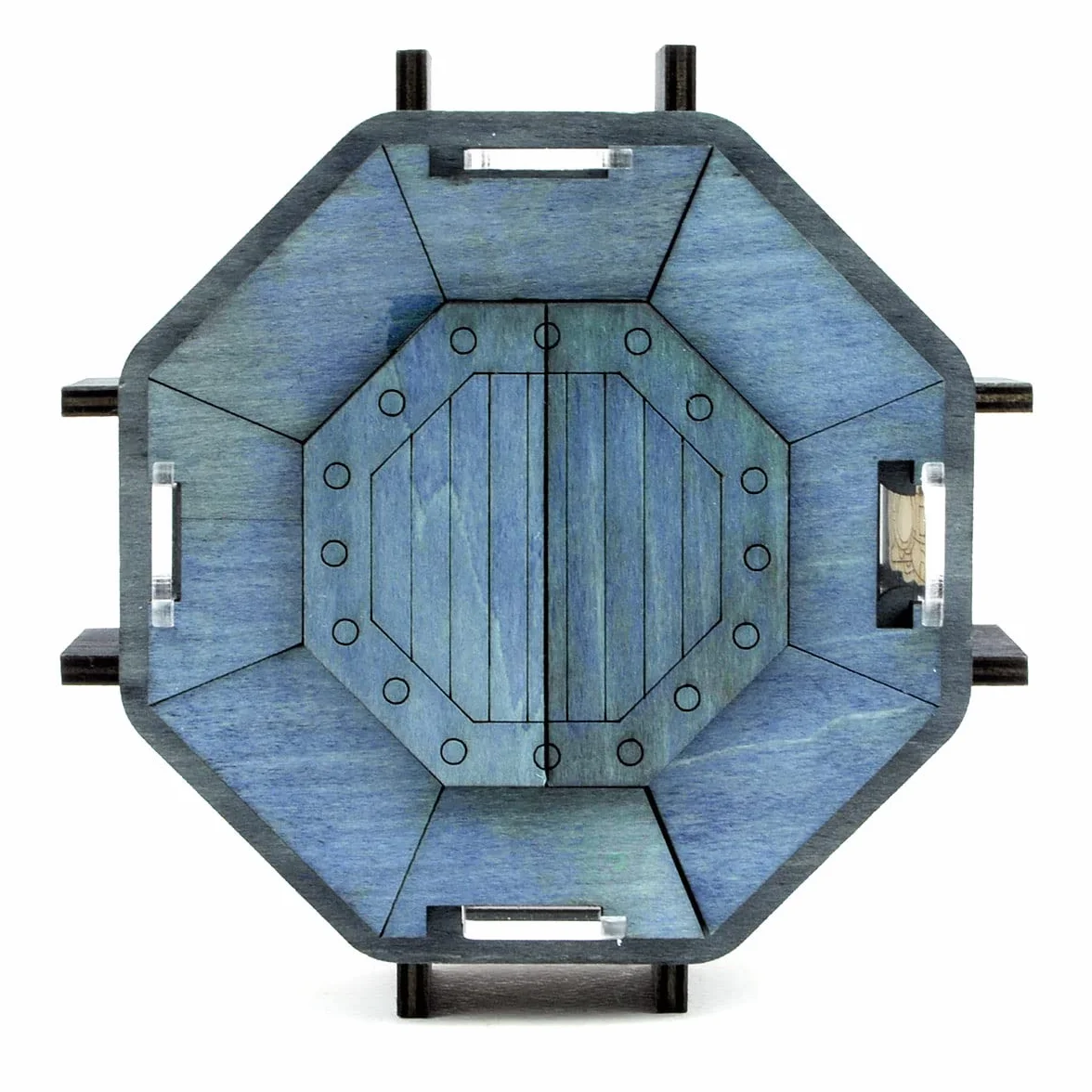 Logica Juegos La Estación Espacial Rompecabezas de Madera Caja Secreta Dificultad 5/6 Serie Star Adventures