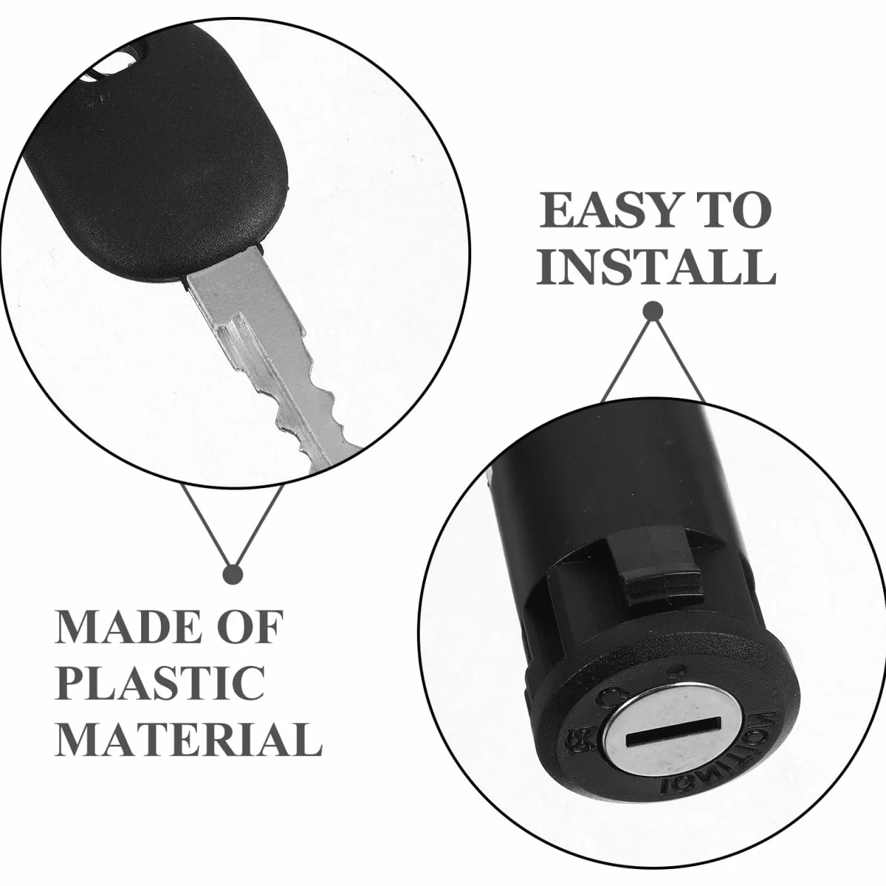 iplusmile Interruptor De Llave Para Coche Eléctrico Infantil Impermeable 7.48X1.18X1.18In